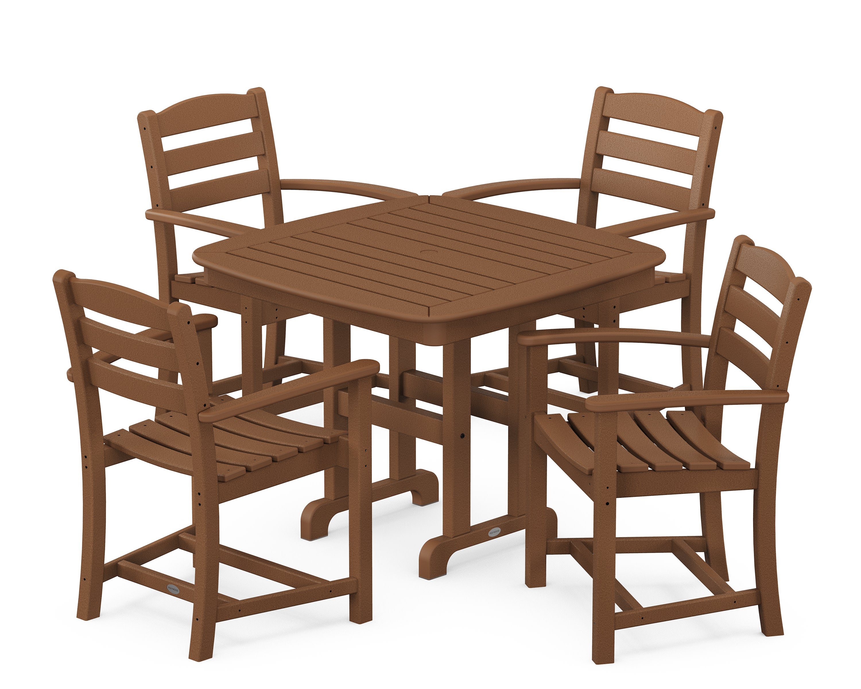 La Casa Caf 5-Piece Dining Set in Teak