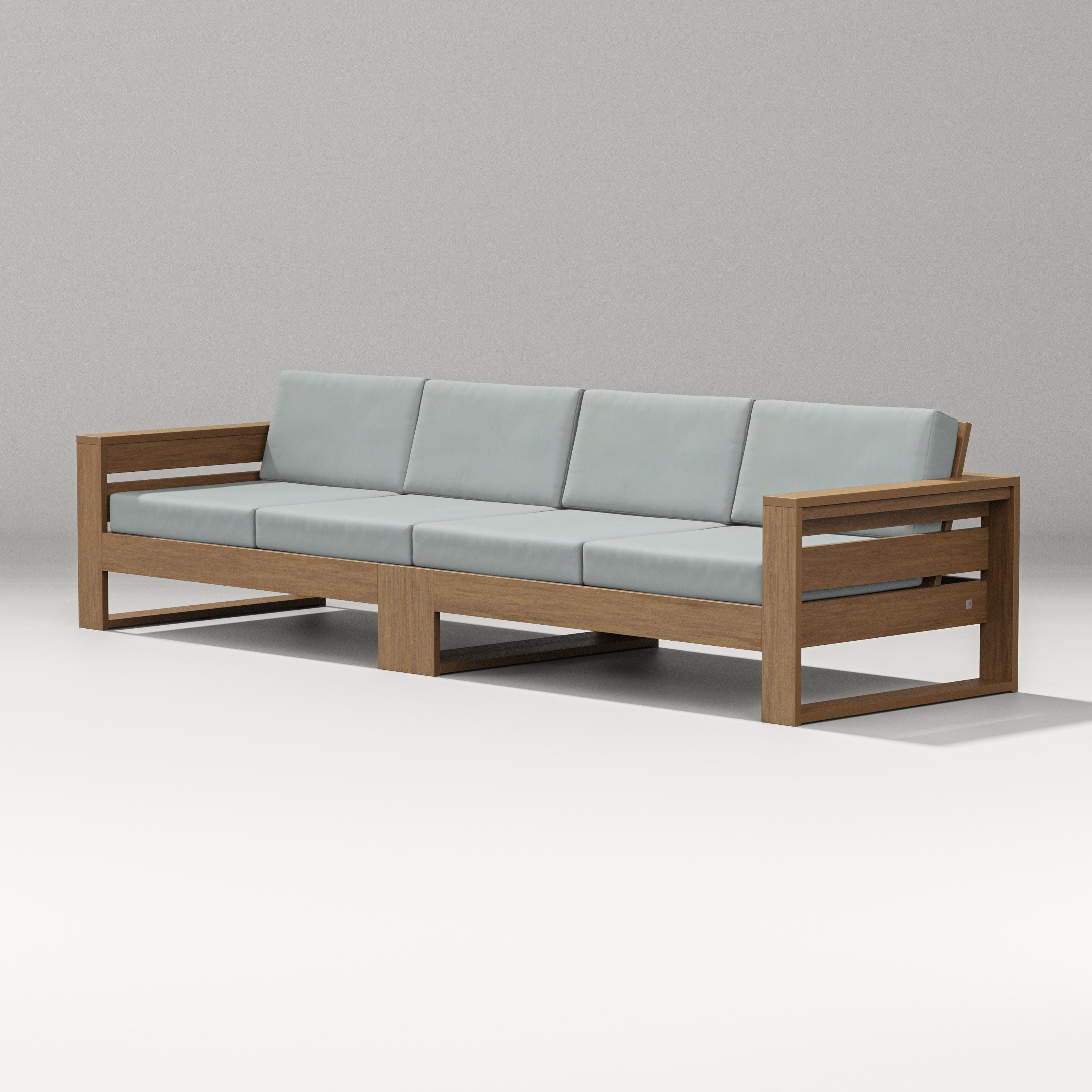 Latitude Straight Sectional in Natural / Spa