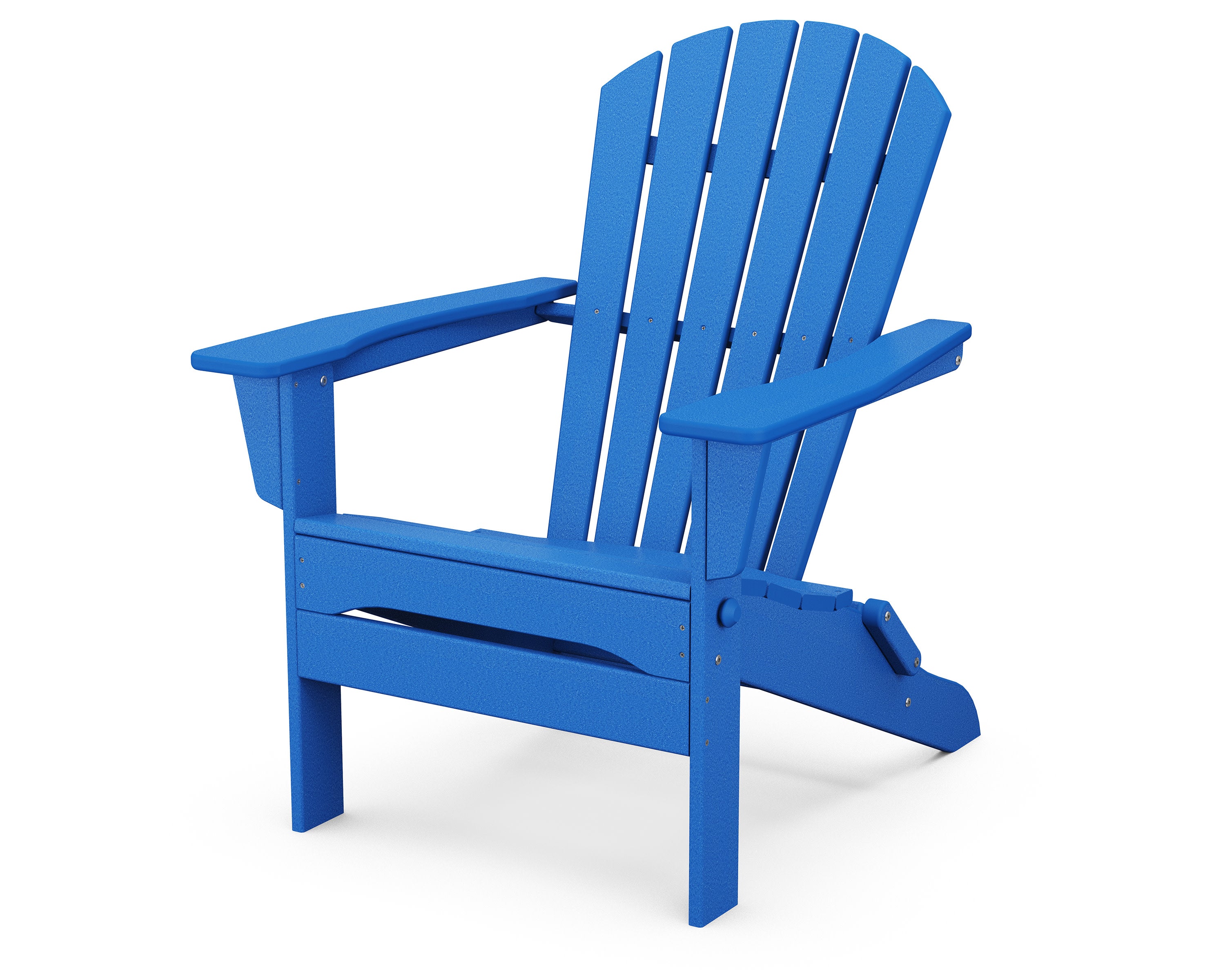 South Beach Folding Adirondack Chair in Pacific Blue