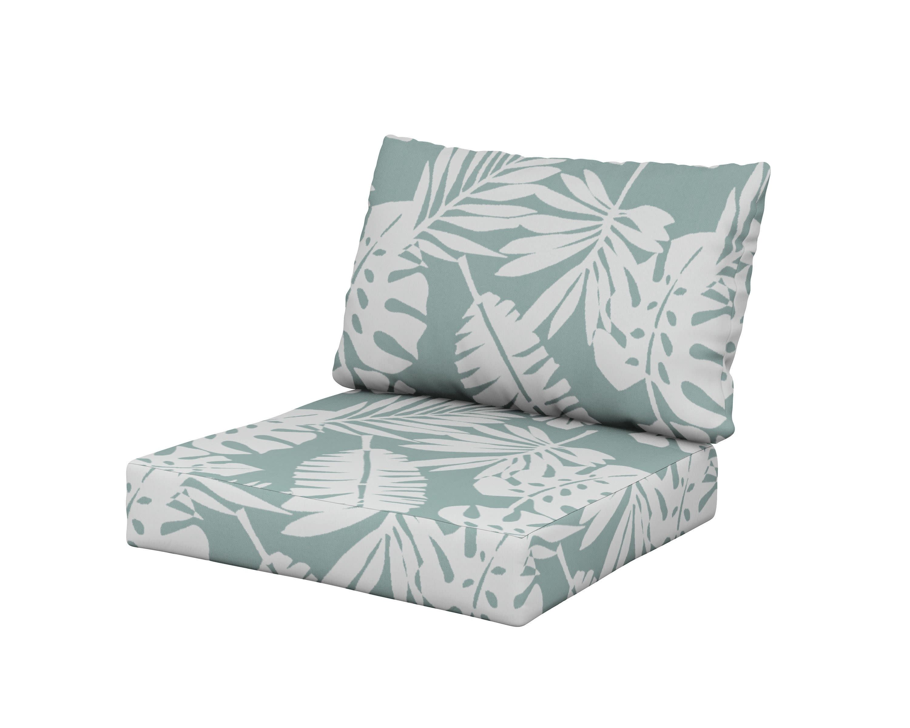 Modular Cushion in Leaf Glacier Spa