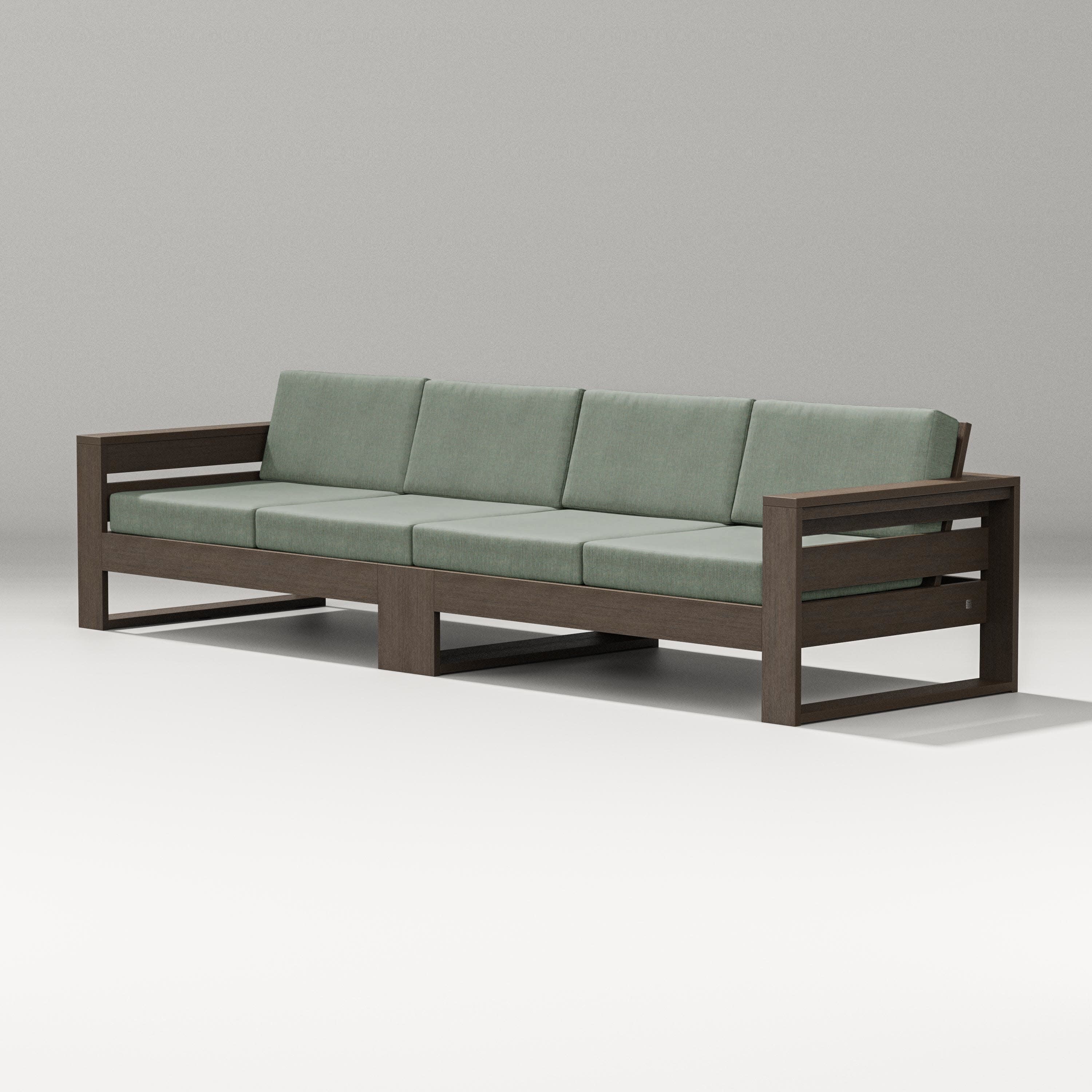 Latitude Straight Sectional in Kona / Cast Sage