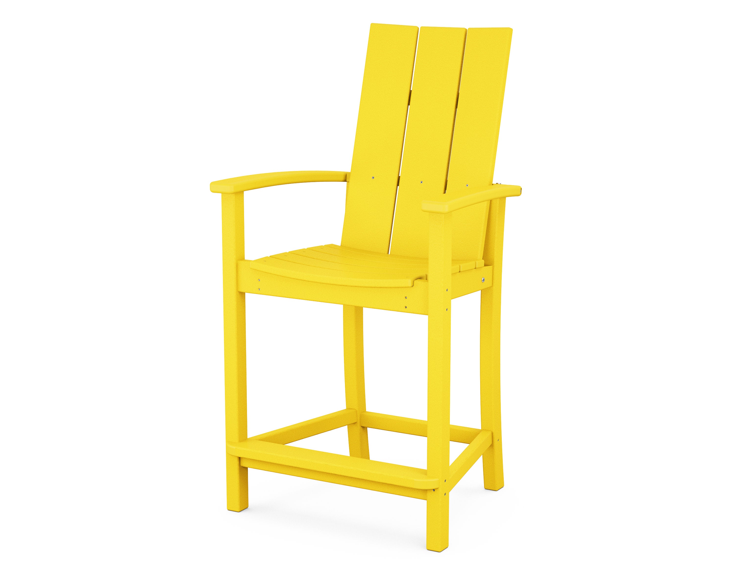 Modern Adirondack Counter Chair in Lemon