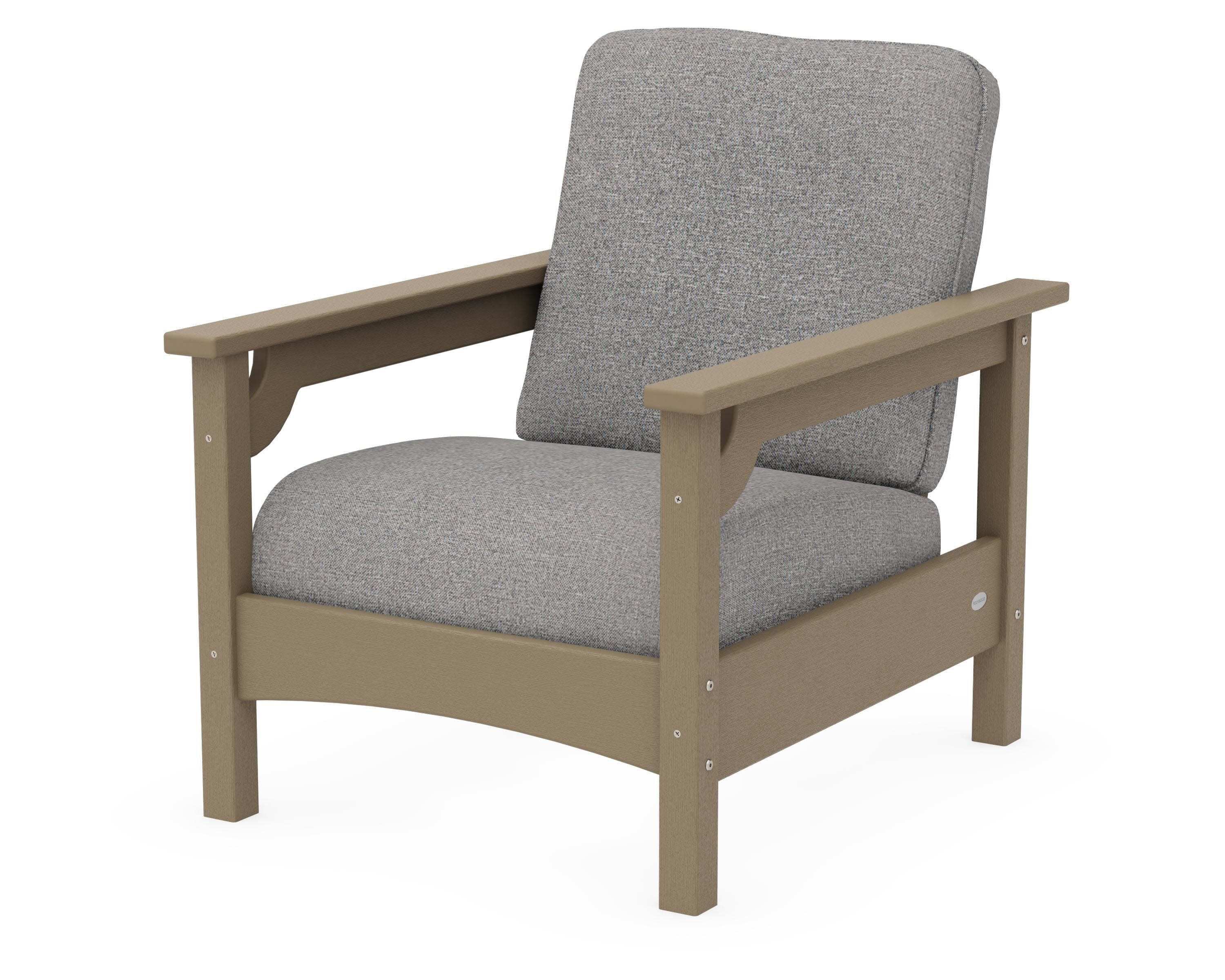 Club Chair in Vintage Sahara / Grey Mist