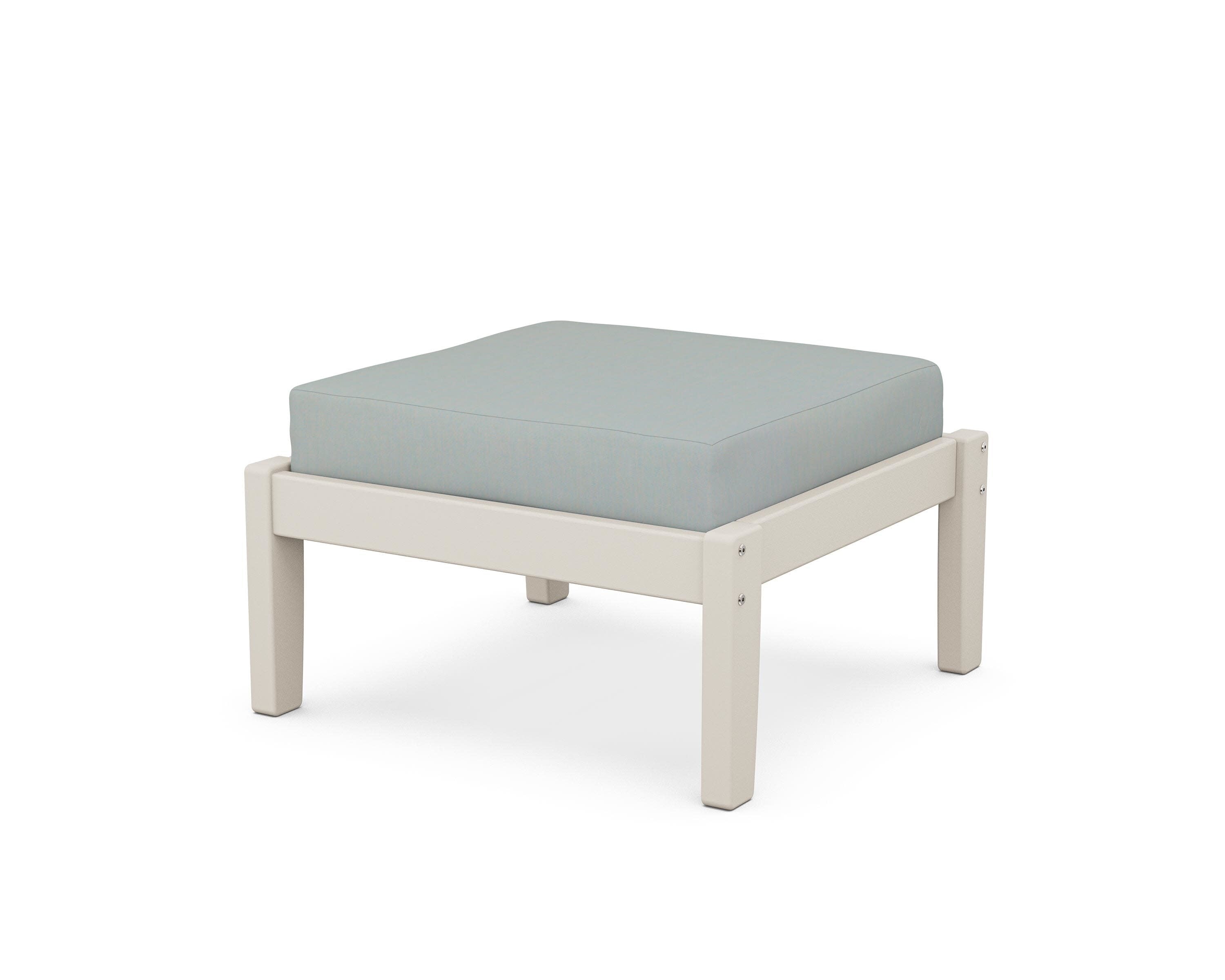 Deep Seating Ottoman in Sand / Spa