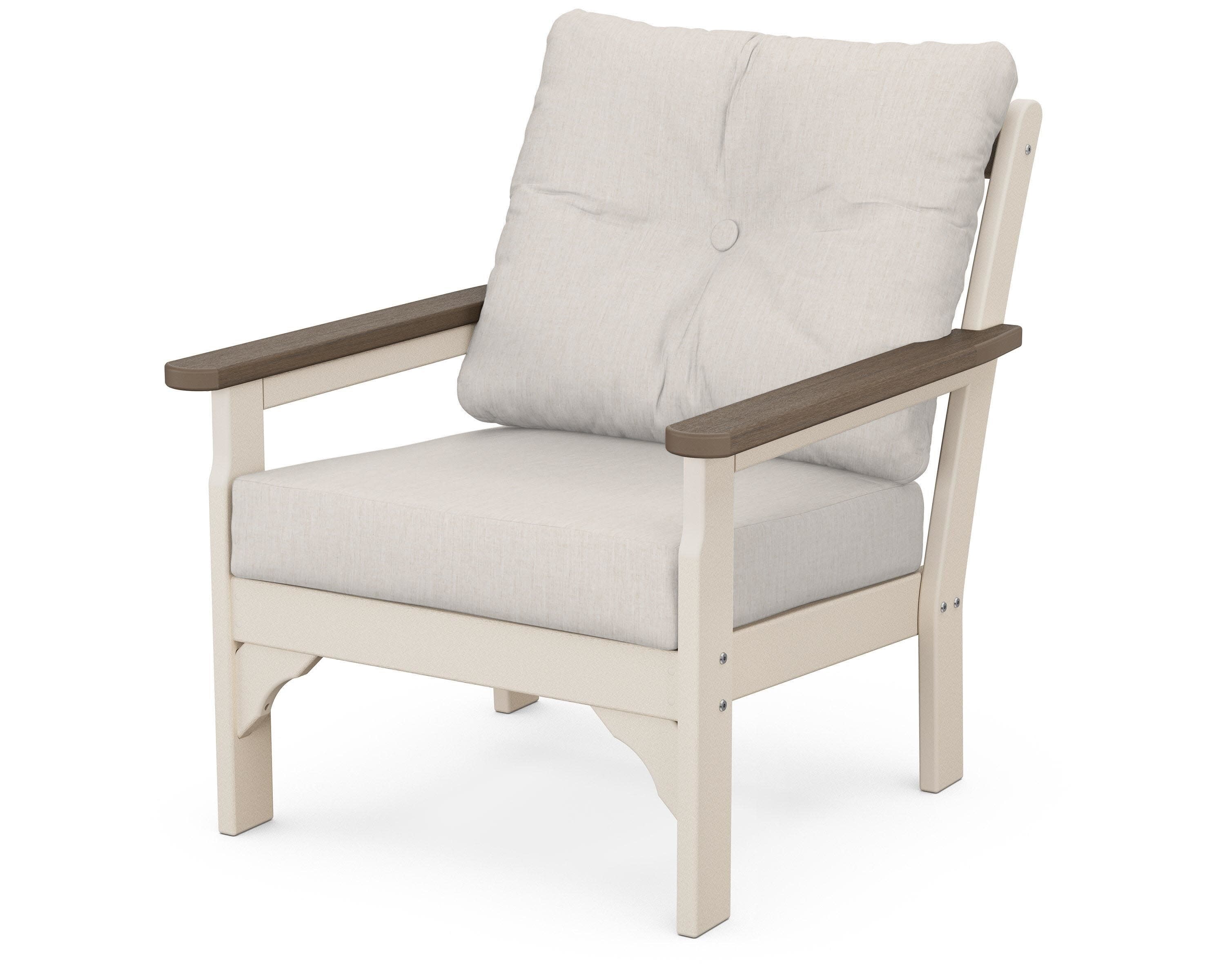 Vineyard Deep Seating Chair in Sand / Kona / Cast Ash