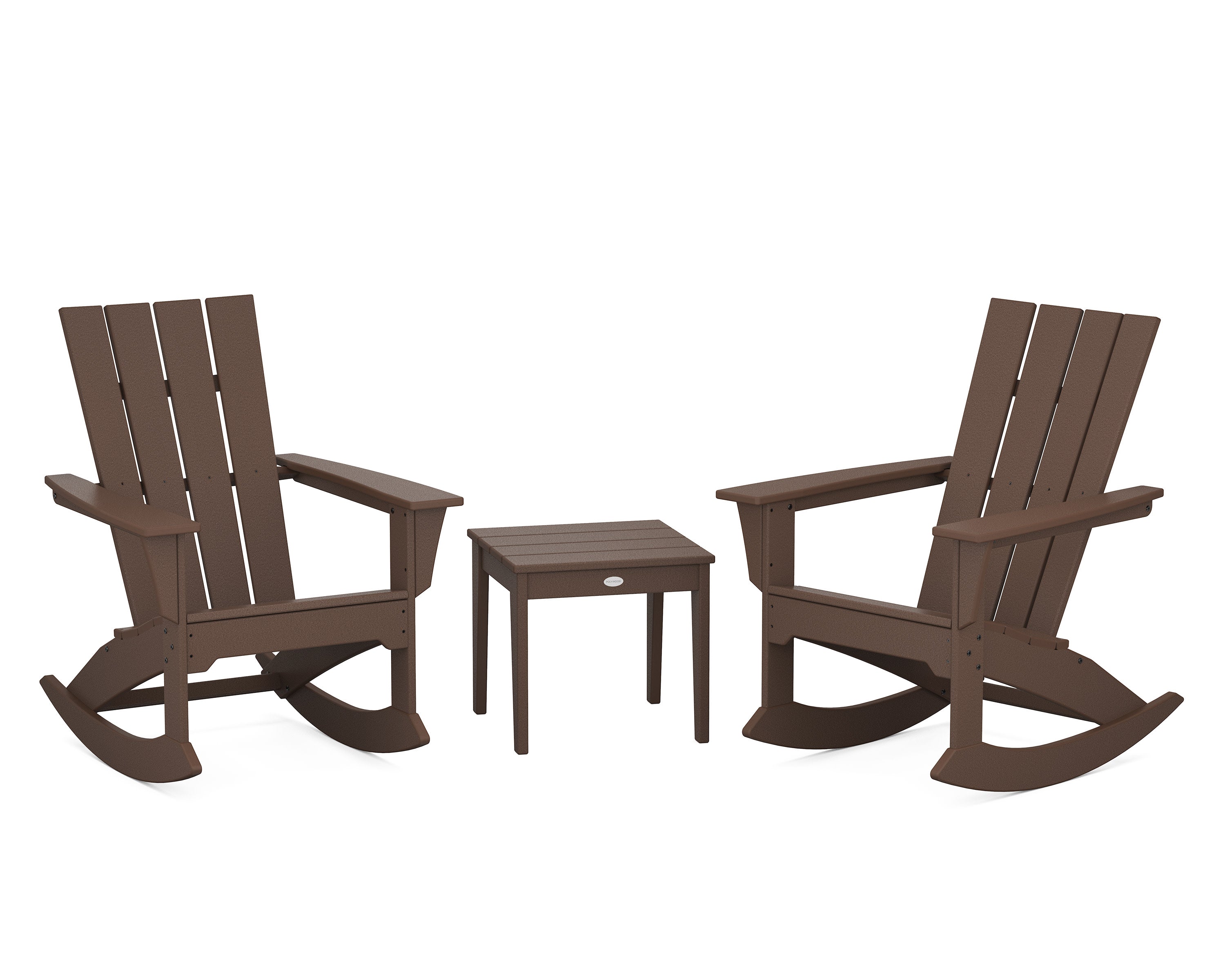 Quattro 3-Piece Rocker Set in Mahogany