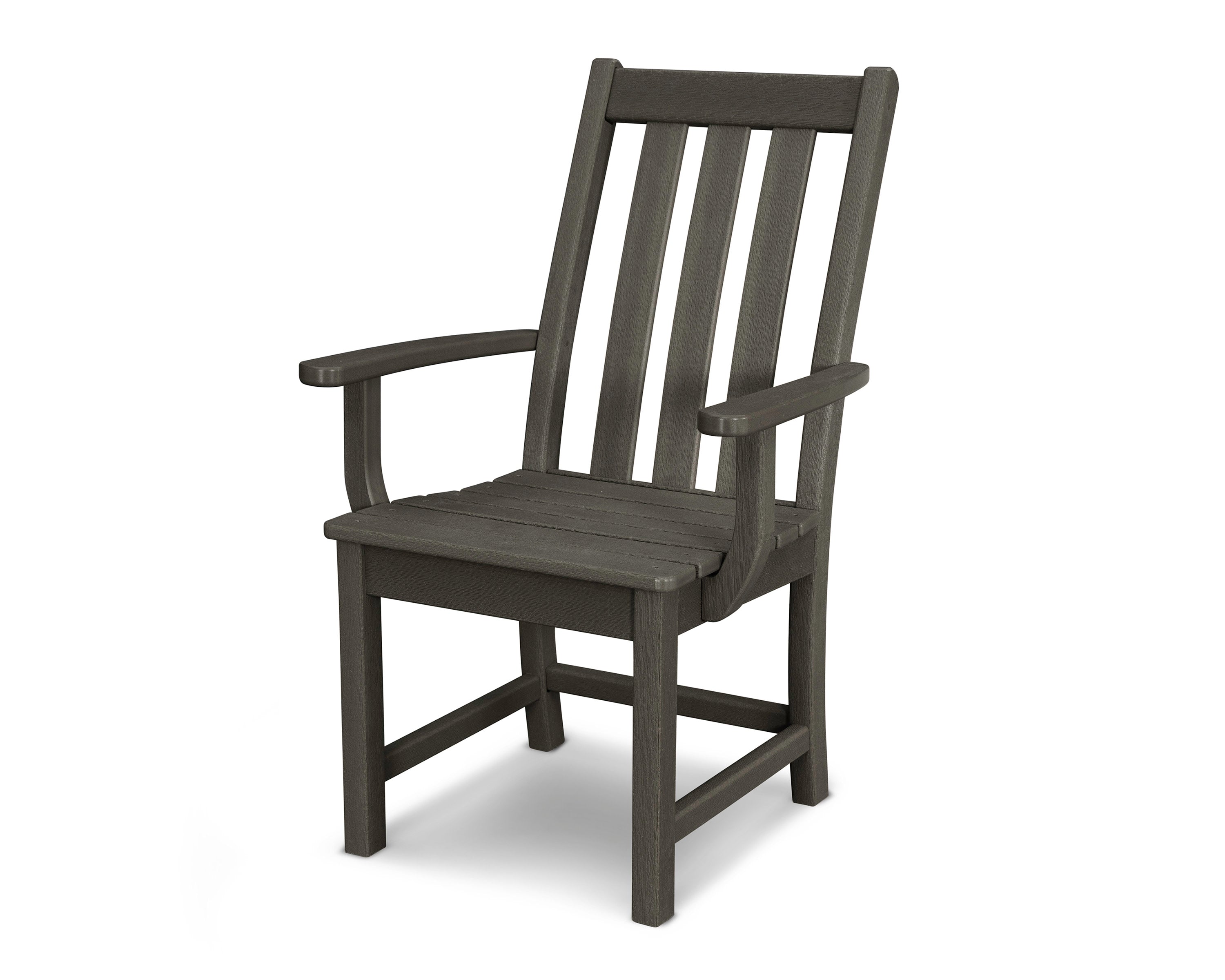 Vineyard Dining Arm Chair in Vintage Coffee