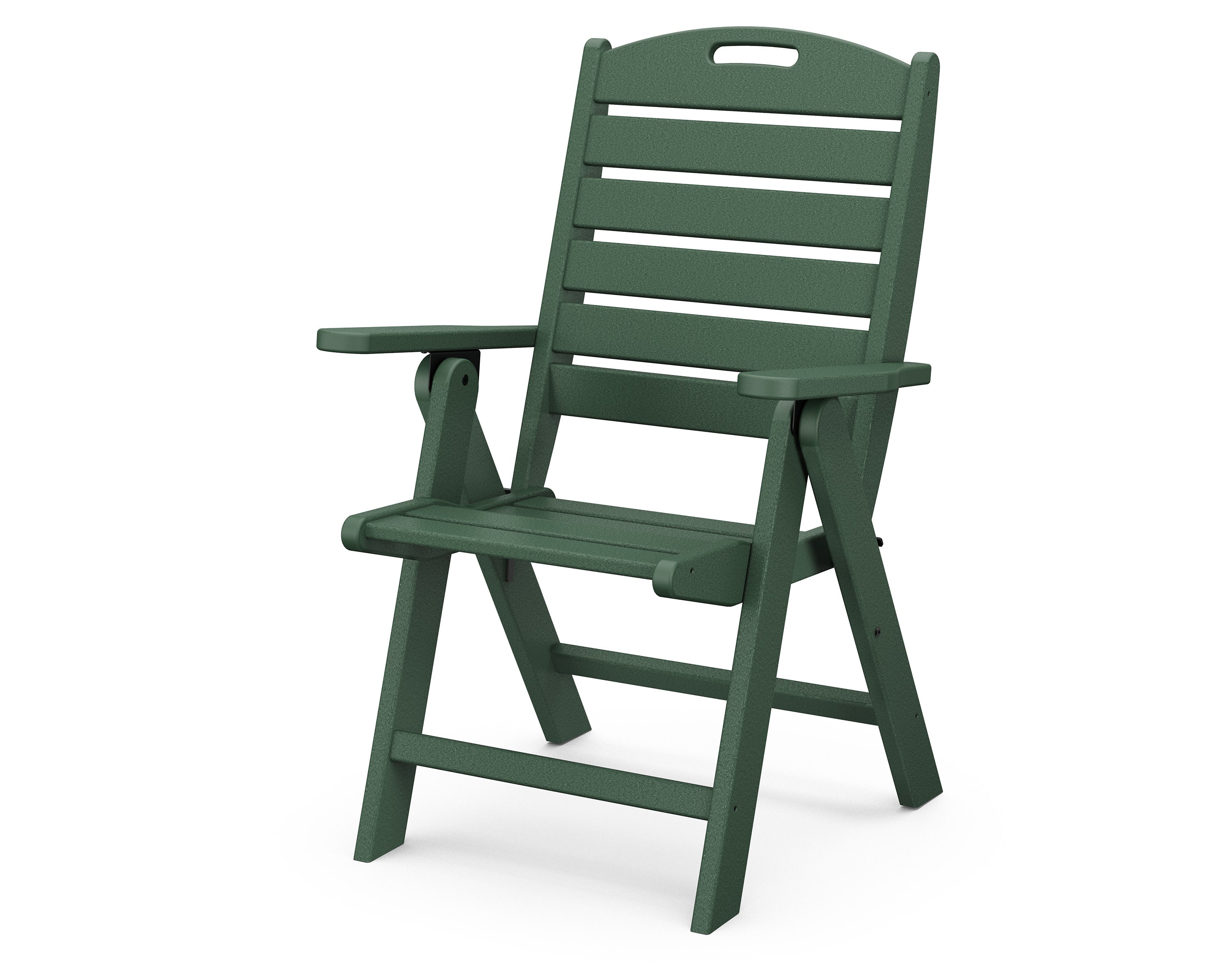 Nautical Folding Highback Chair in Green