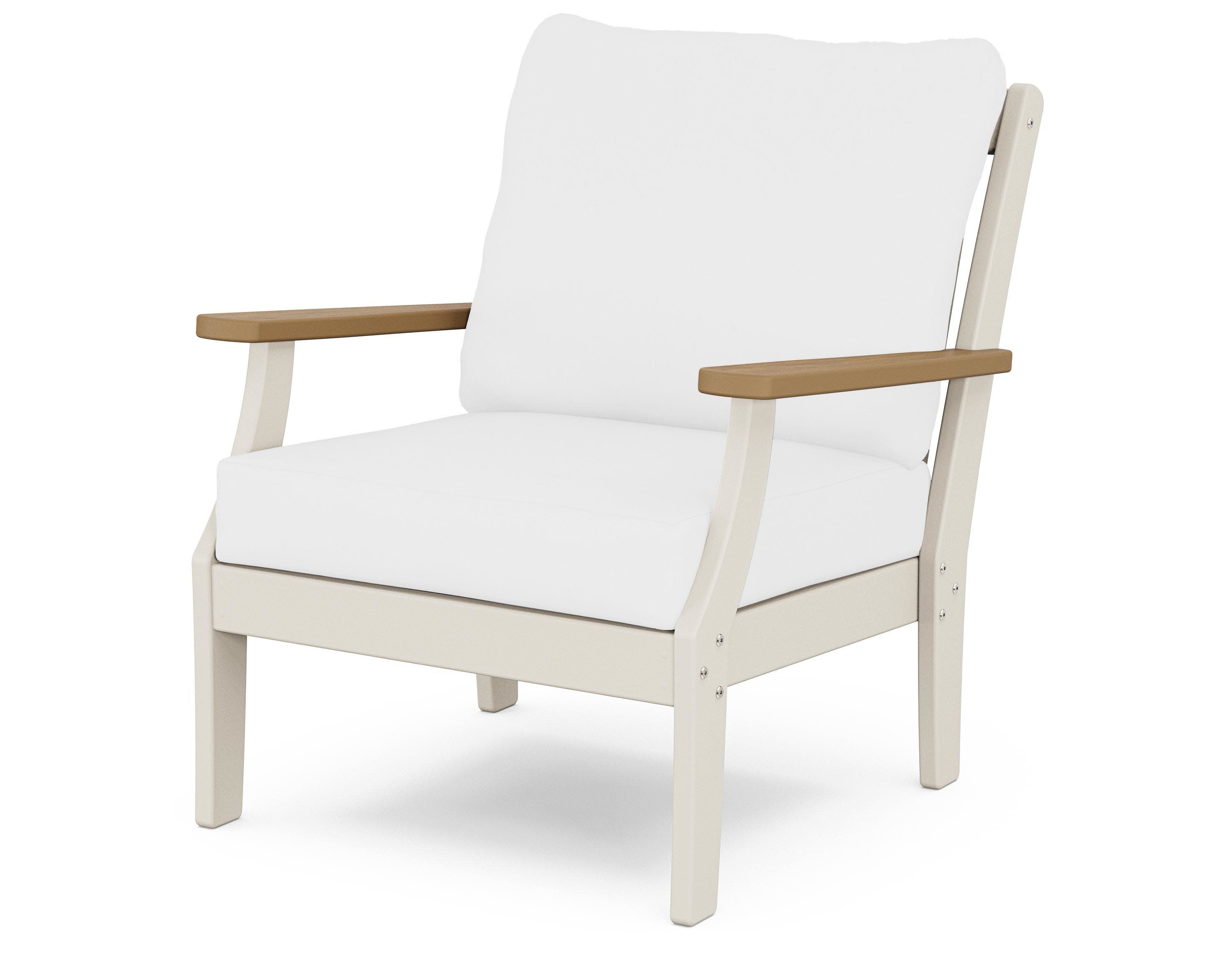 Braxton Deep Seating Chair in Sand / Natural / Natural
