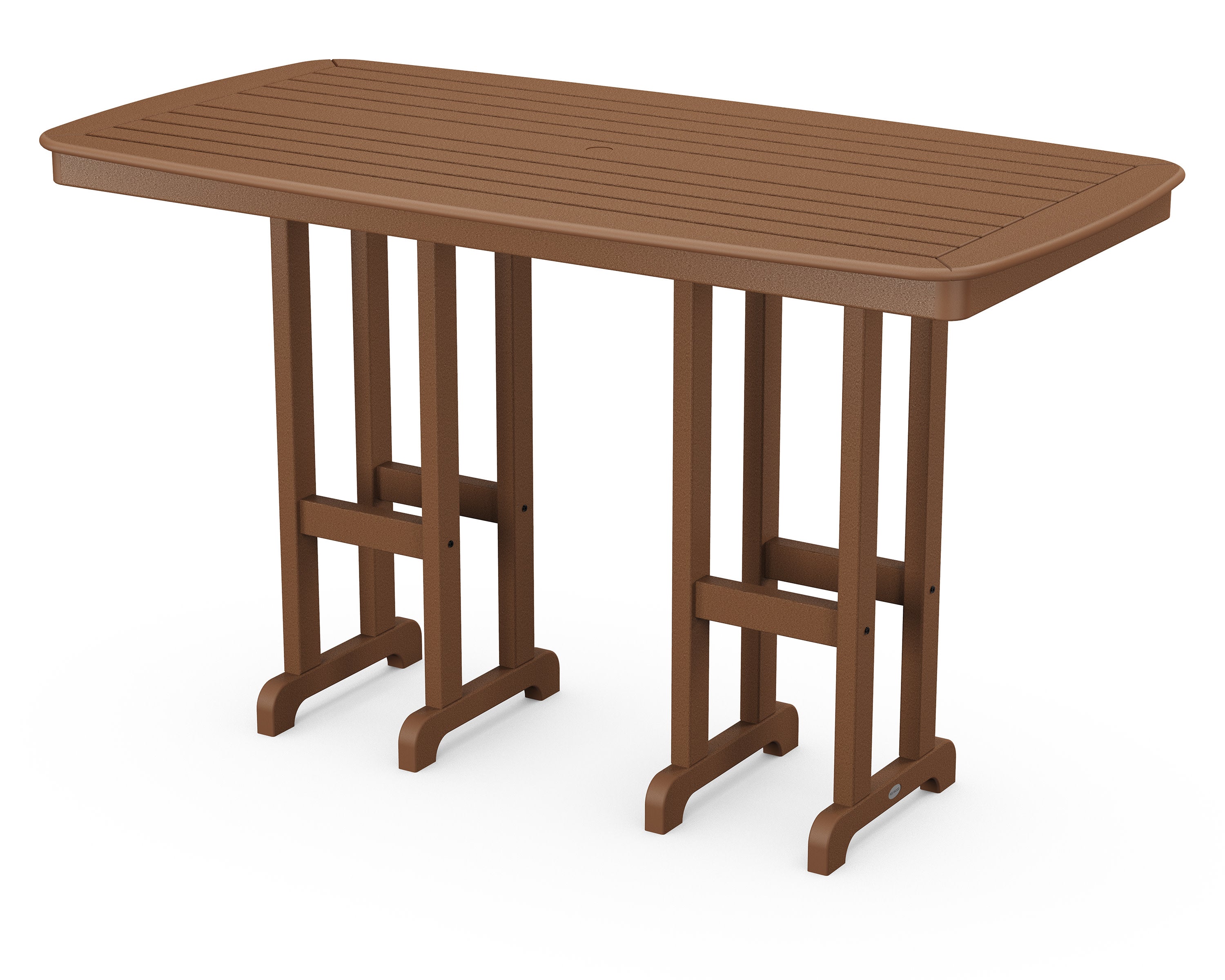 Nautical 37" x 72" Bar Table in Teak