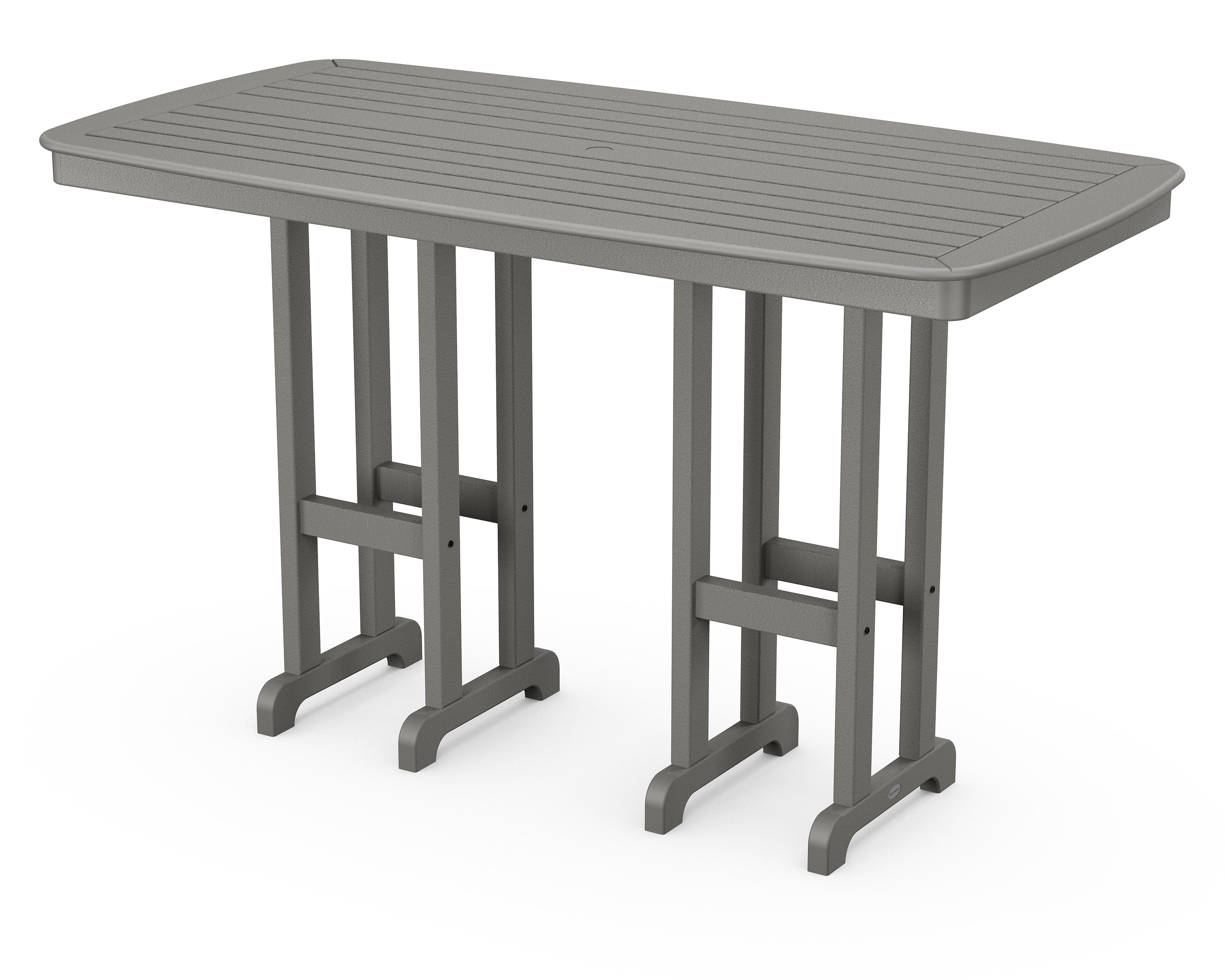 Nautical 37" x 72" Bar Table in Slate Grey