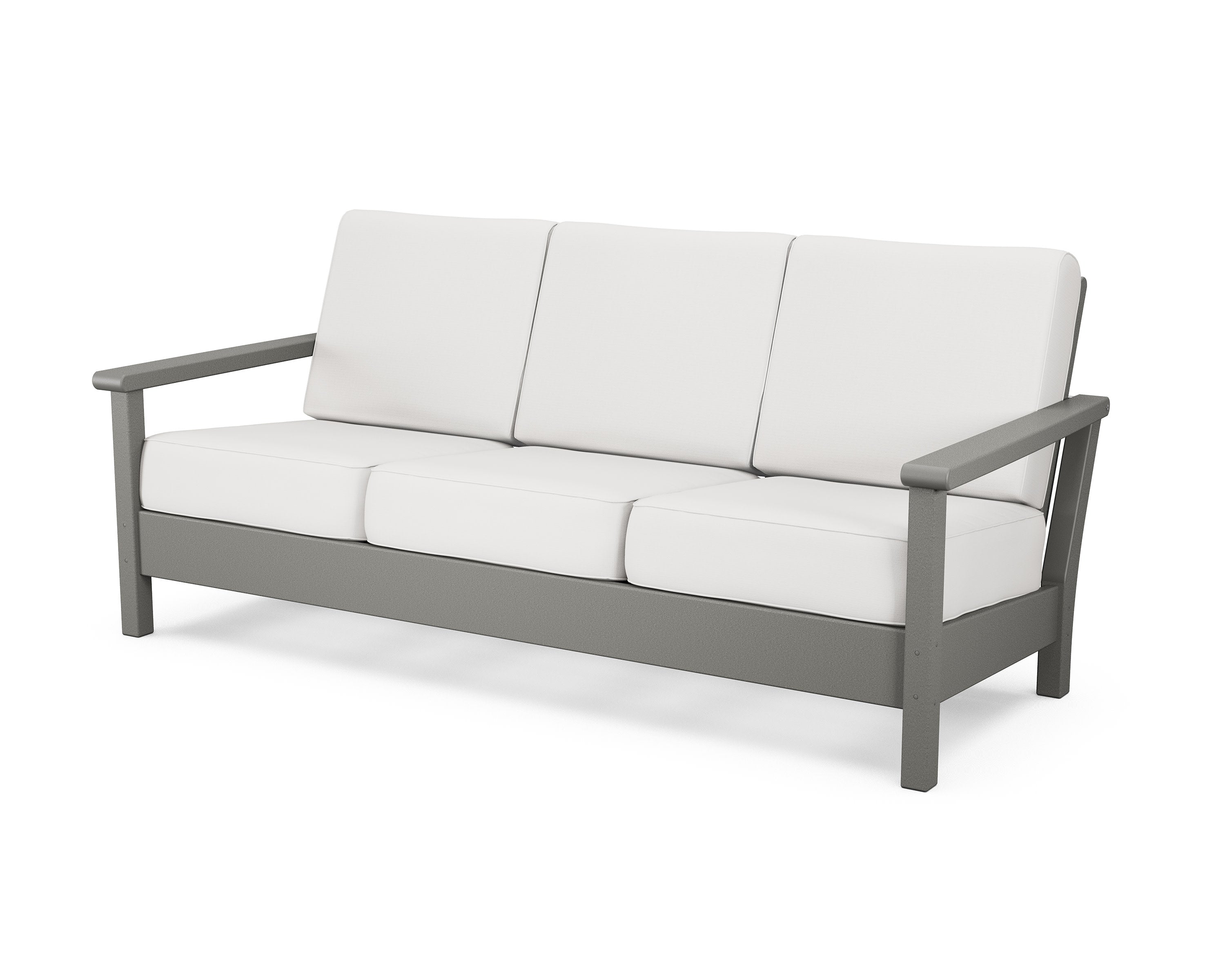 Harbour Deep Seating Sofa in Slate Grey / Natural Linen