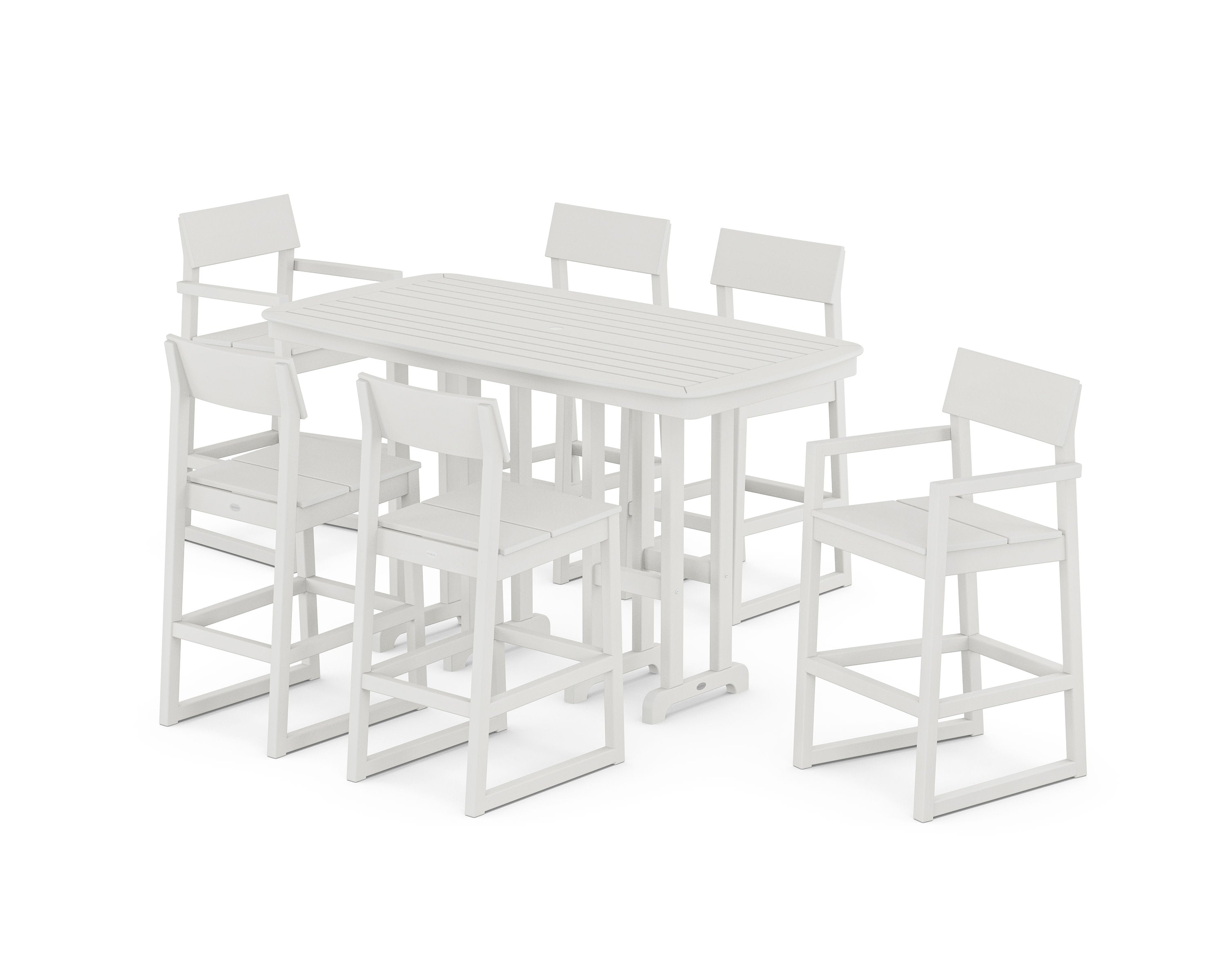 EDGE 7-Piece Bar Set in Vintage White