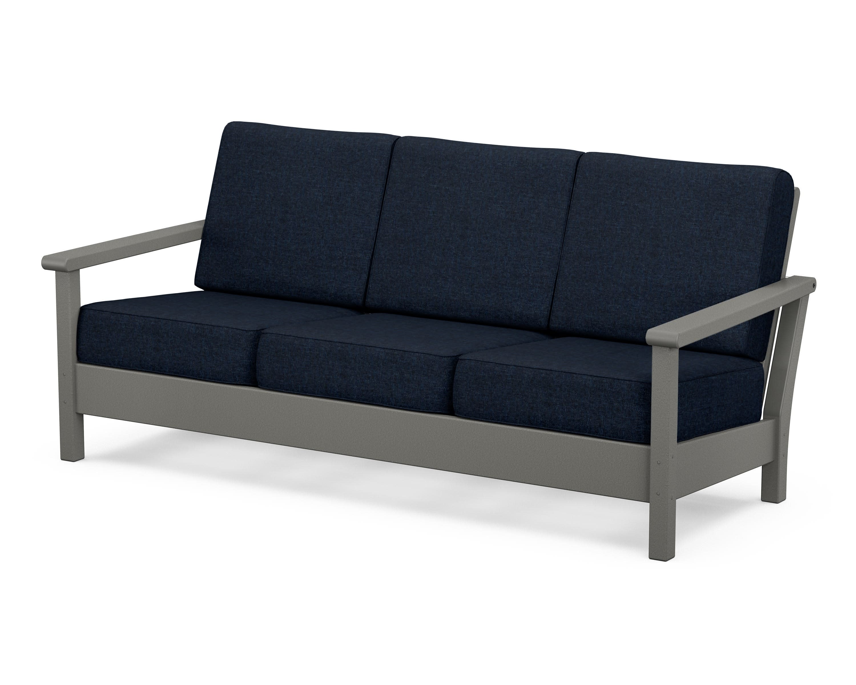 Harbour Deep Seating Sofa in Slate Grey / Marine Indigo