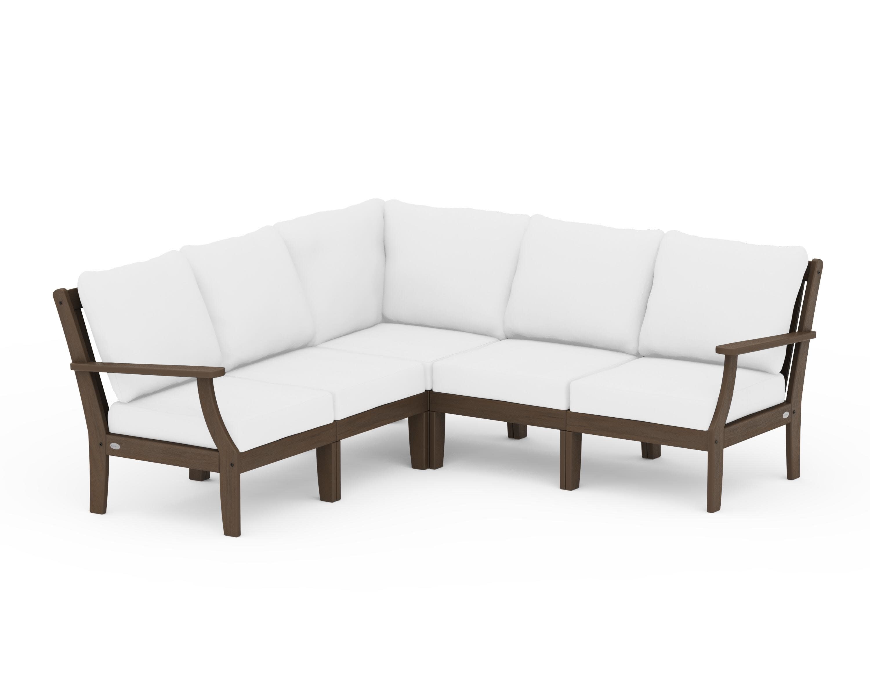 Braxton Modular 5-Piece Deep Seating Set in Kona / Natural