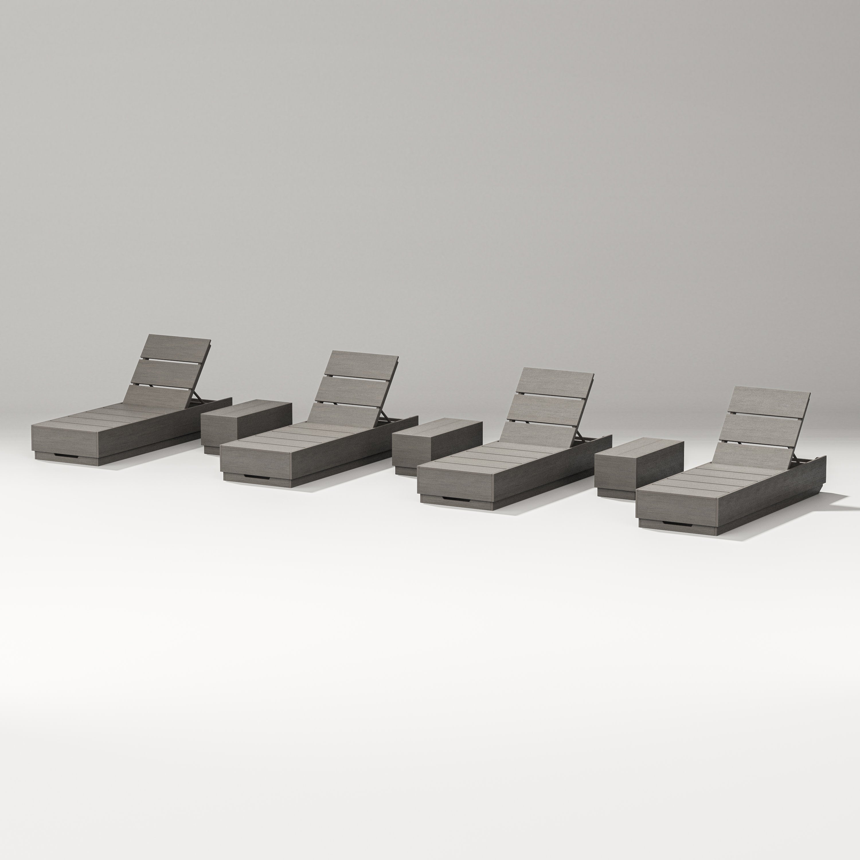 Elevate 7-Piece Chaise Lounge Set in Driftwood