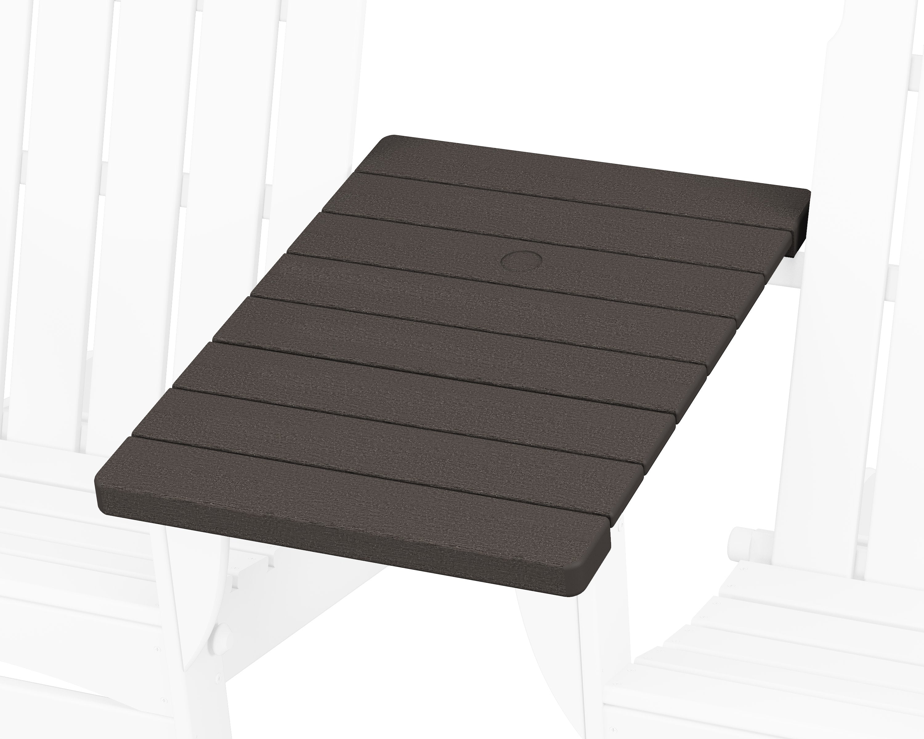 Classic Series Straight Adirondack Connecting Table in Vintage Coffee