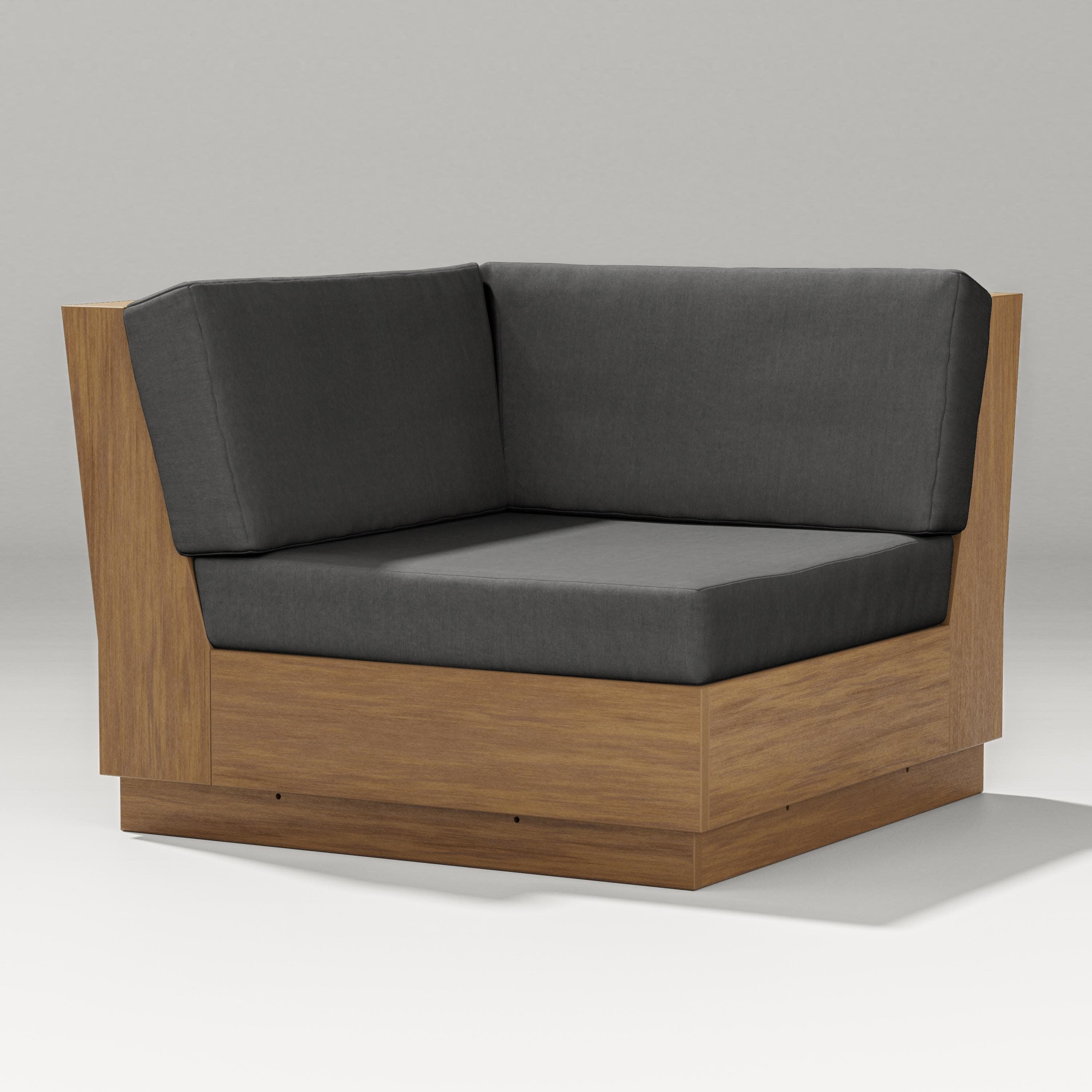 Elevate Modular Corner Chair in Natural / Spectrum Carbon