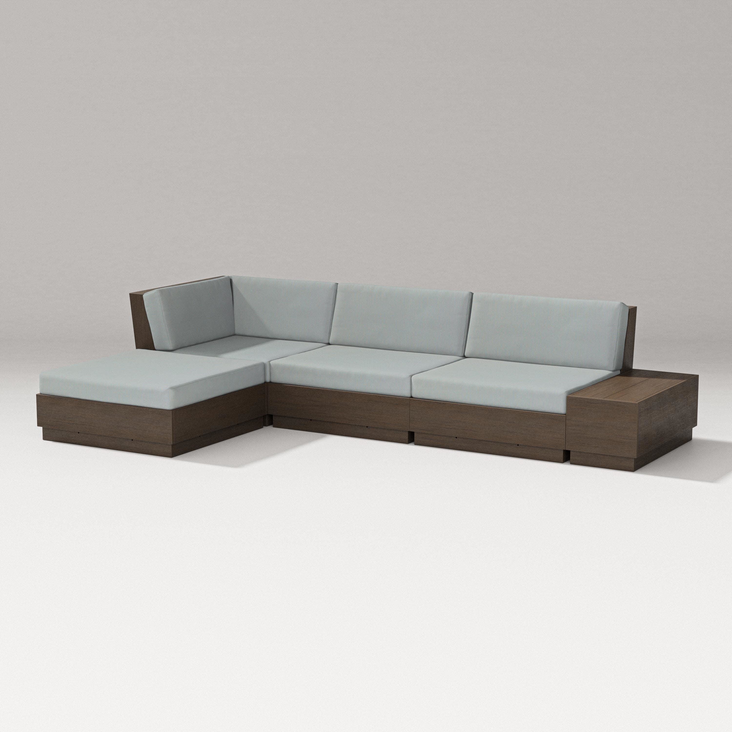 Elevate Chaise Sectional in Kona / Spa