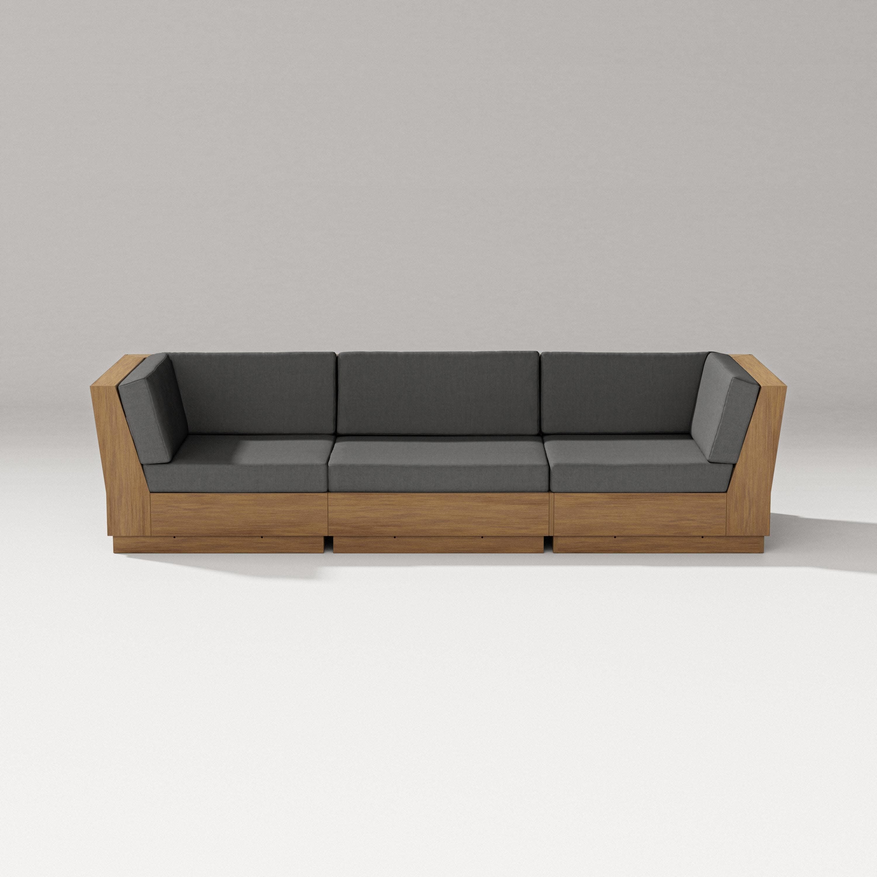 Elevate Sofa Sectional in Natural / Spectrum Carbon