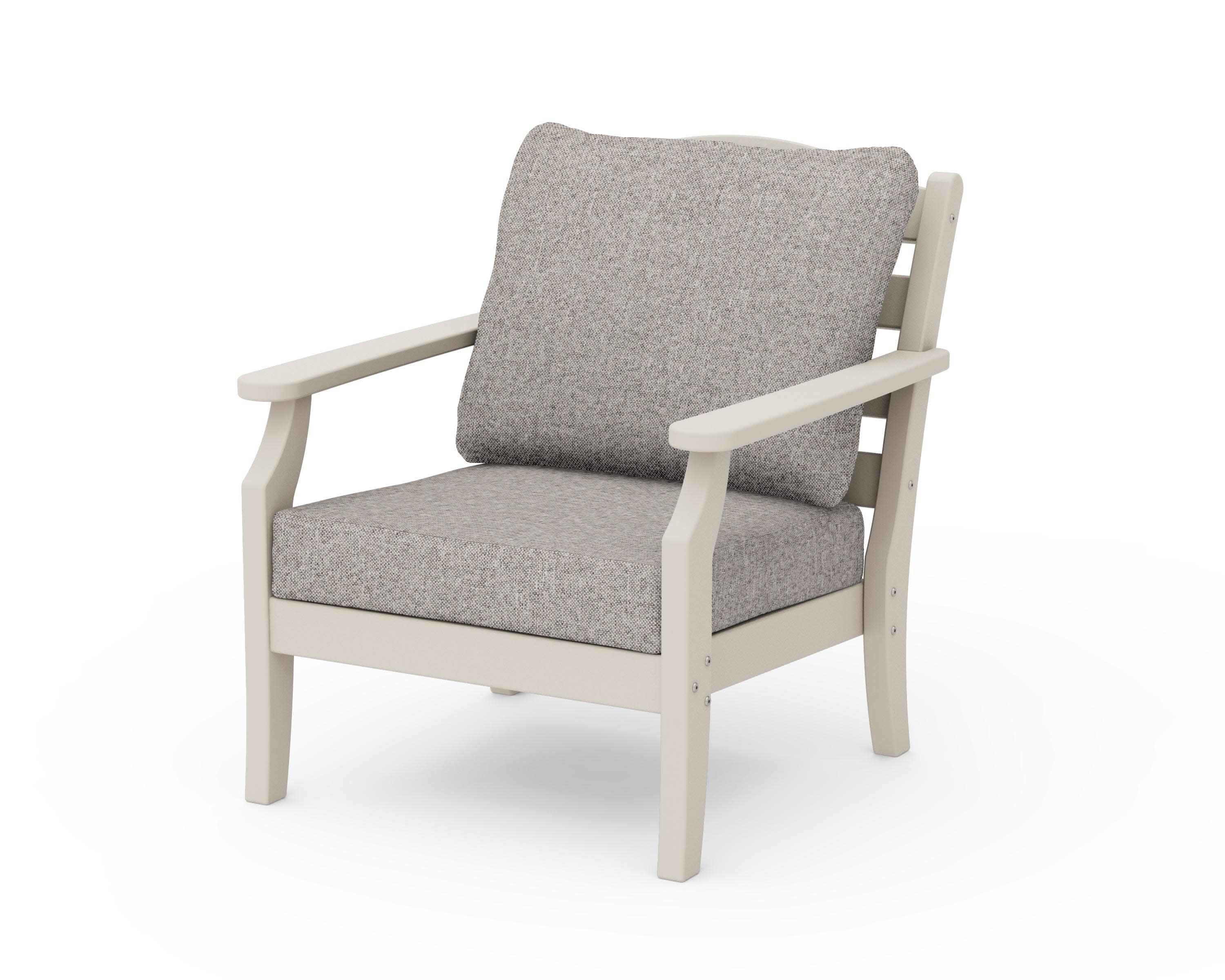 Savannah Deep Seating Chair in Sand / Weathered Tweed