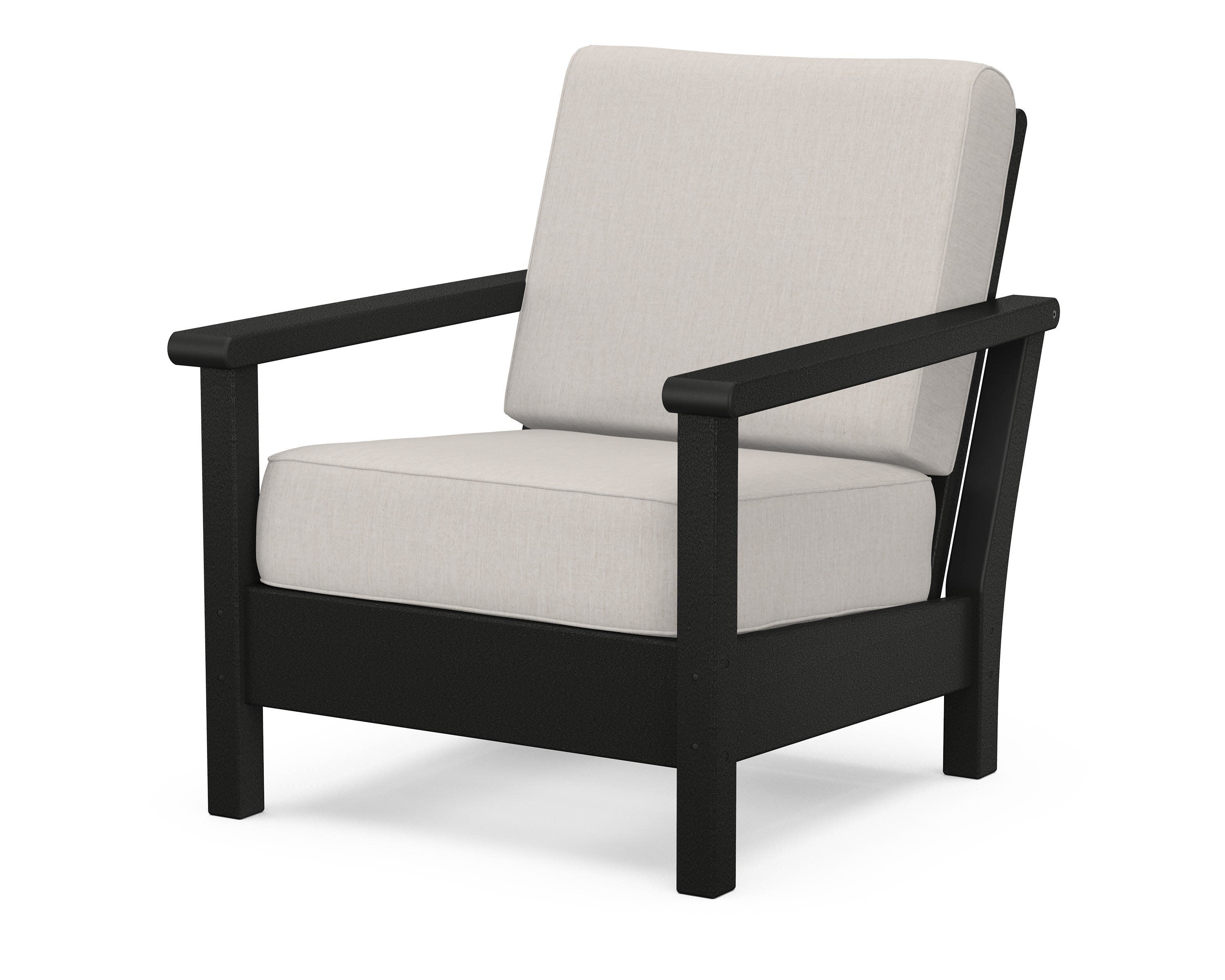 Harbour Deep Seating Chair in Black / Cast Ash