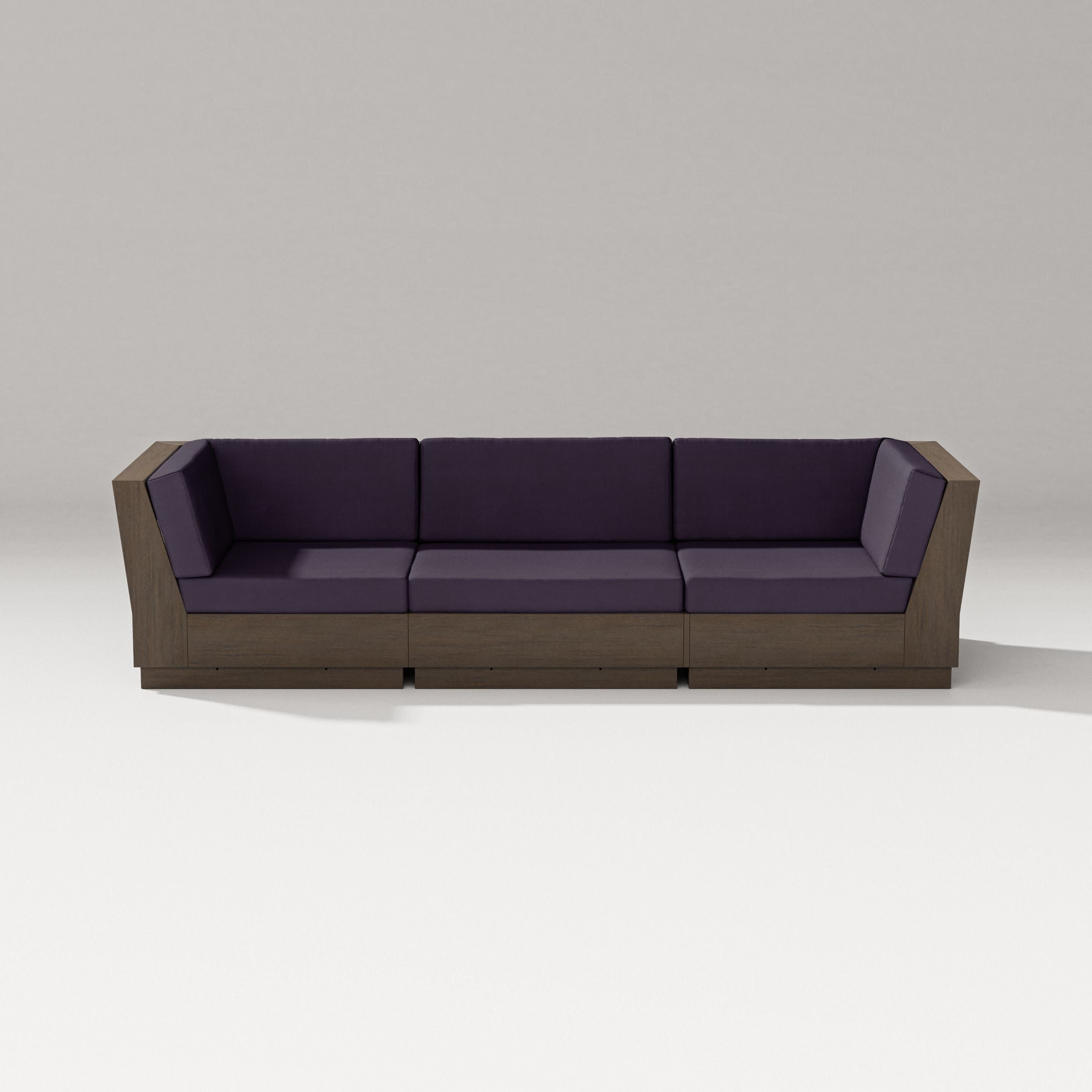 Elevate Sofa Sectional in Kona / Navy Linen