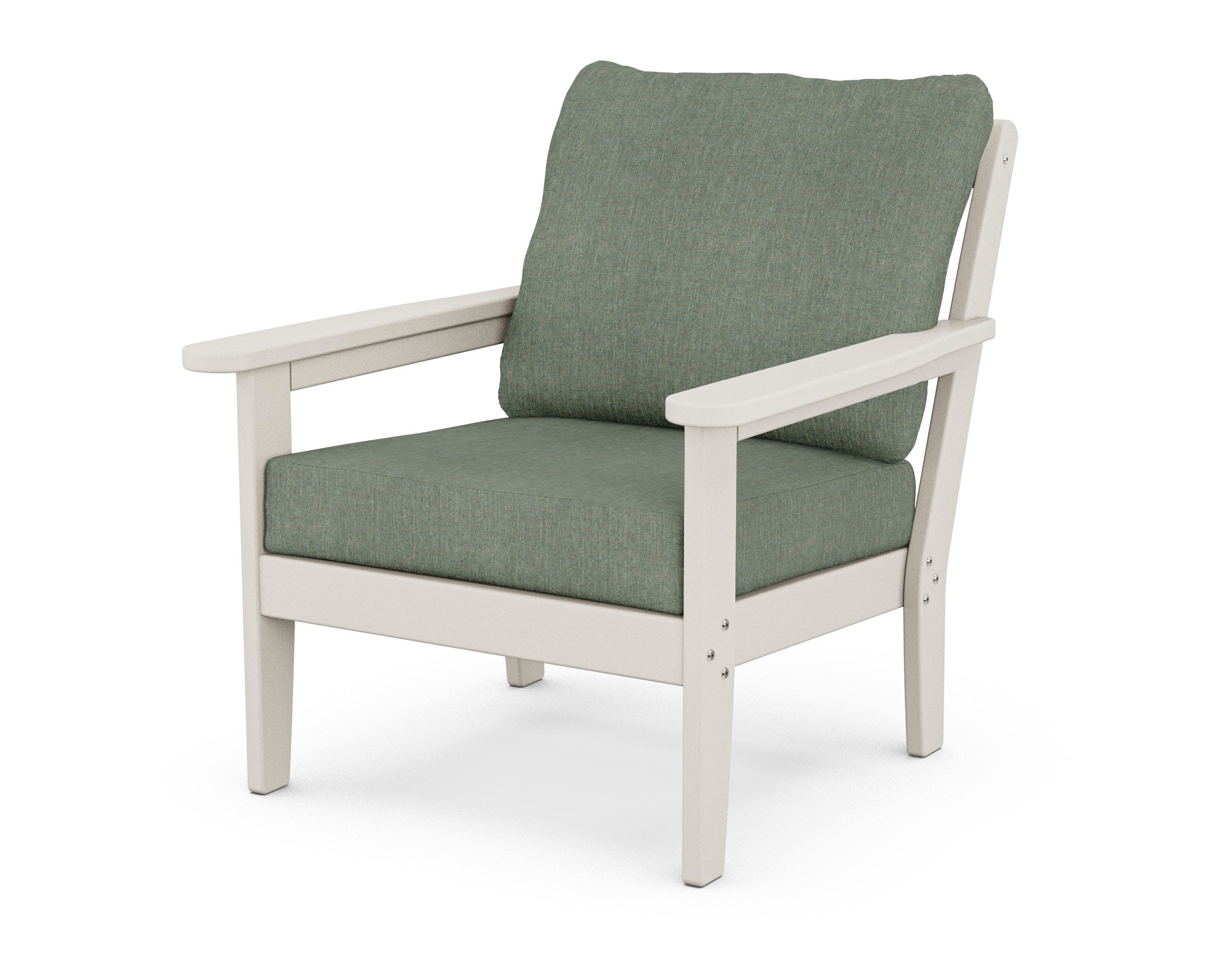 Cottage Deep Seating Chair in Sand / Cast Sage