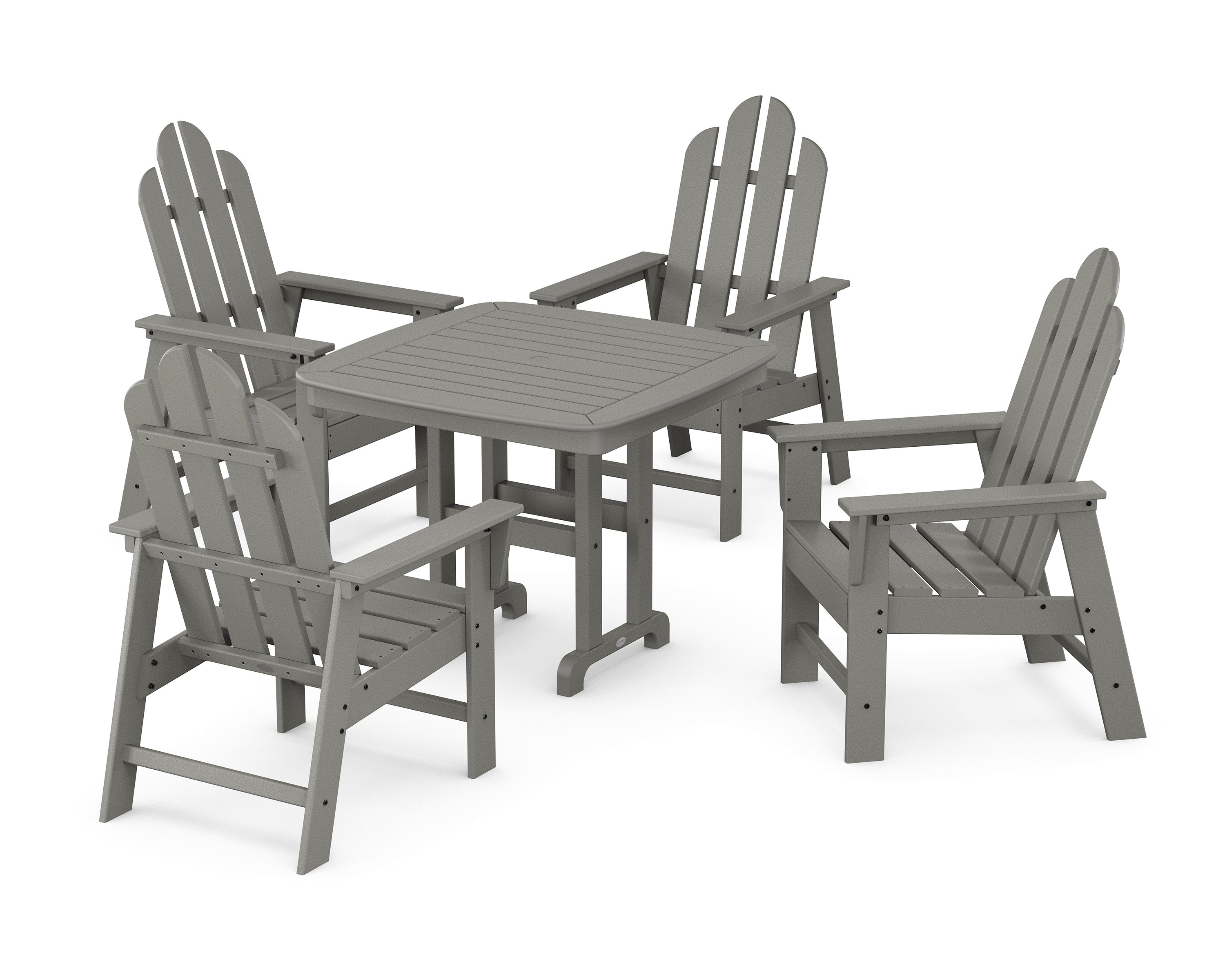 Long Island 5-Piece Dining Set in Slate Grey