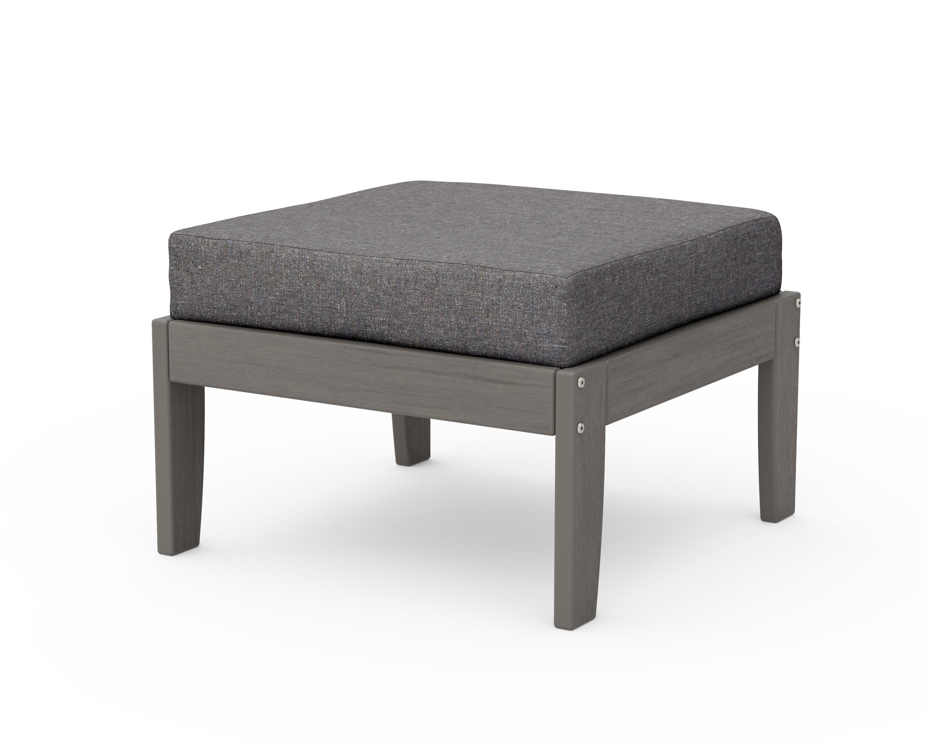 Modular Ottoman - Classic in Driftwood / Ash Charcoal