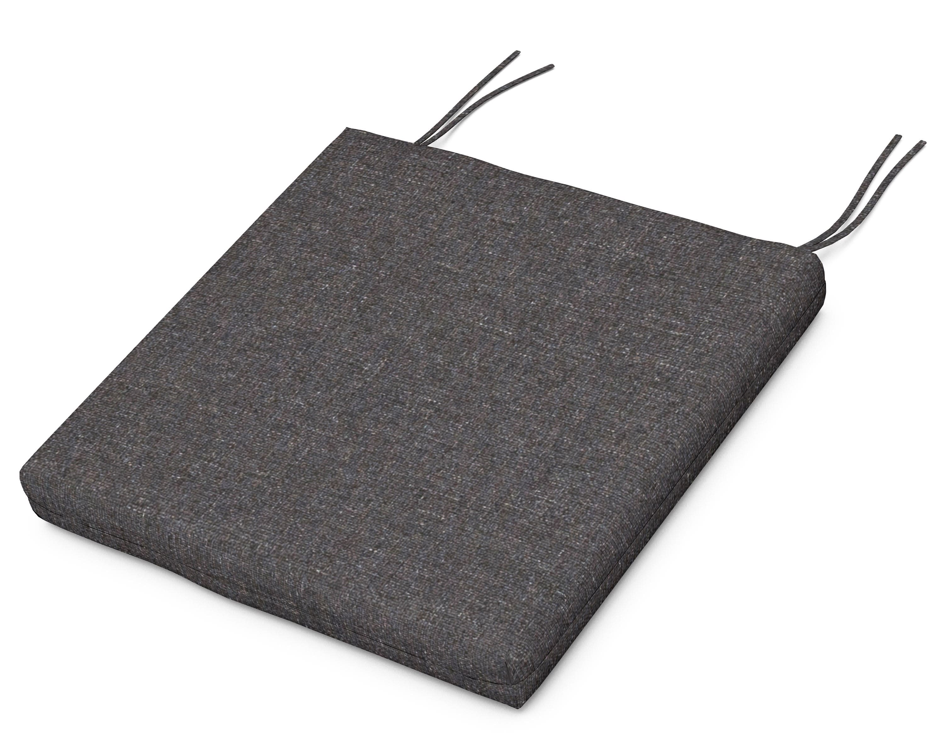 Standard Seat Cushion 16.5"D x 20.13"W x 2.5"H in Ash Charcoal