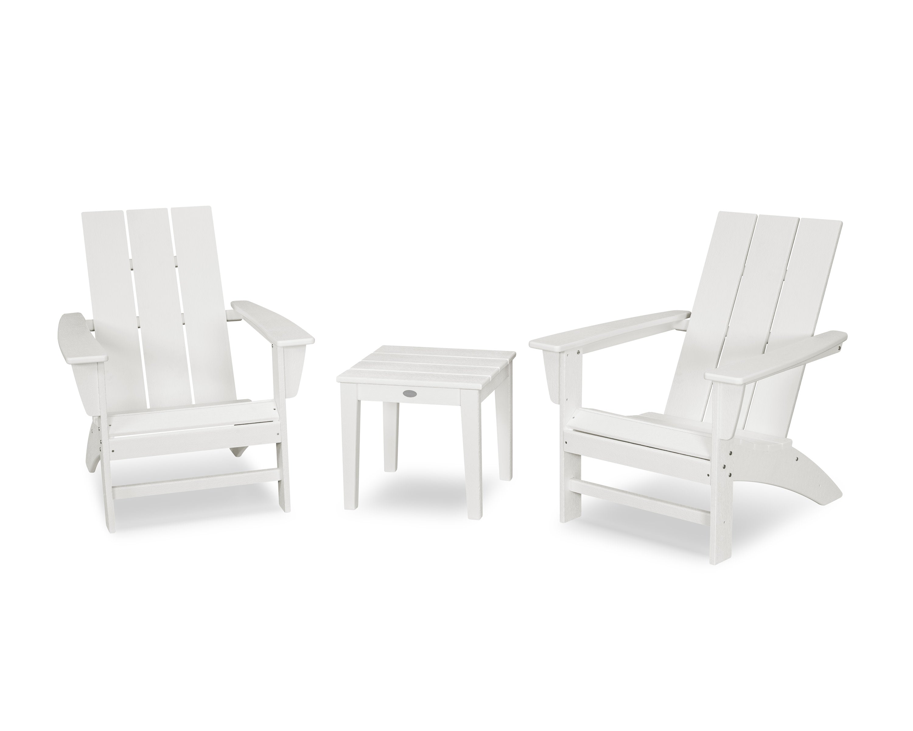Modern Adirondack 3-Piece Set in Vintage White