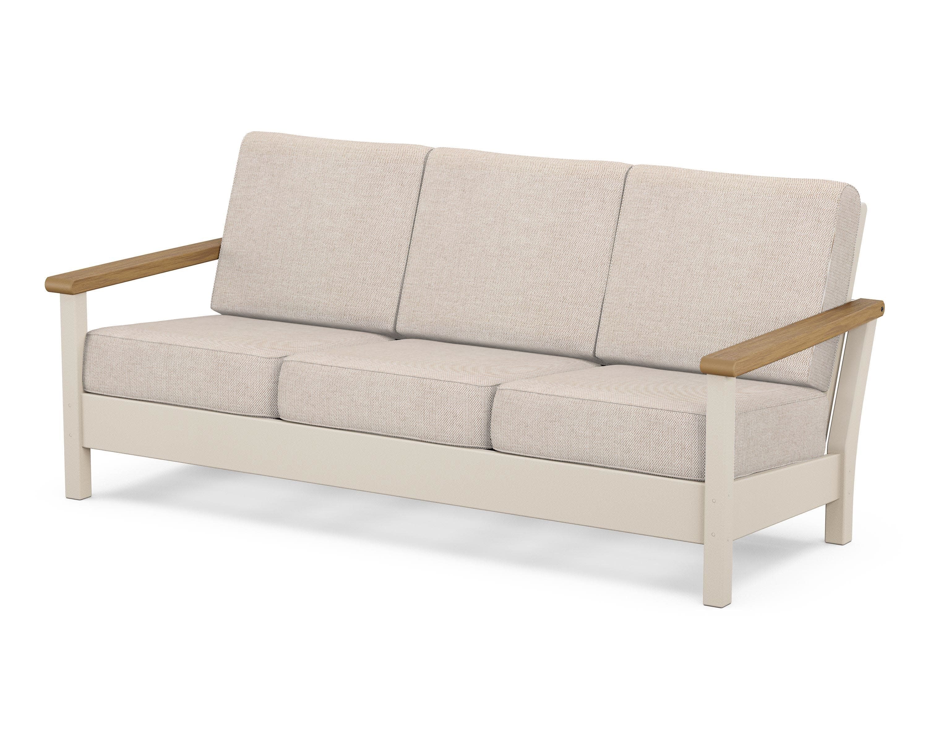 Harbour Deep Seating Sofa in Sand / Natural / Blend Linen