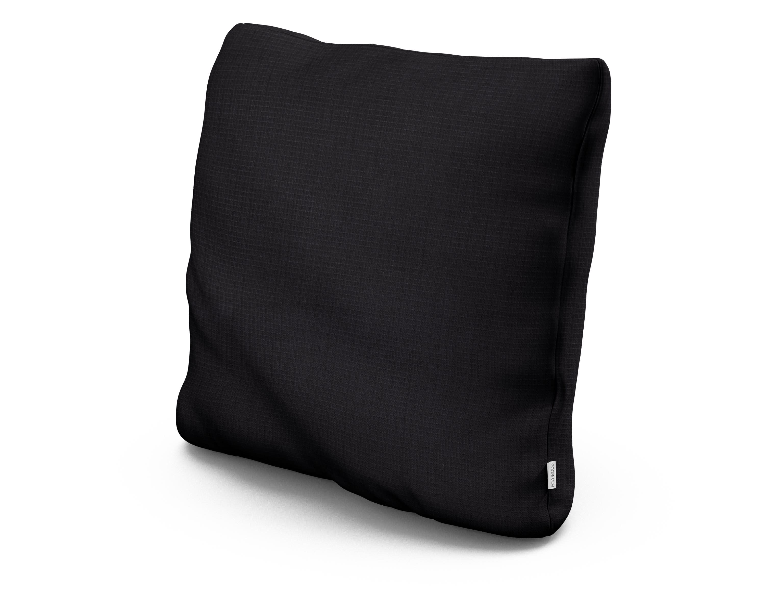 22" Outdoor Throw Pillow in Midnight Linen