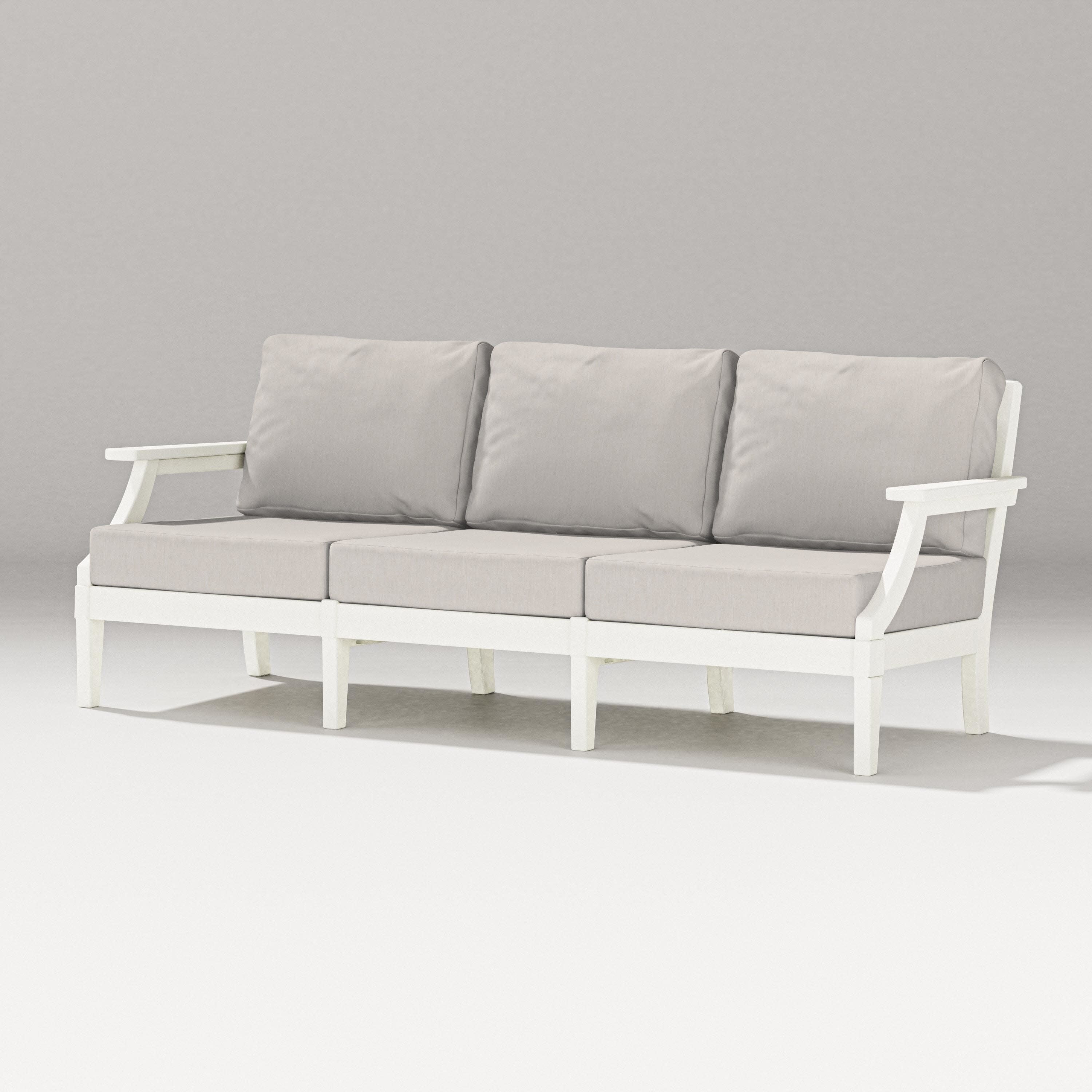 Estate Sofa in Vintage White / Cast Ash