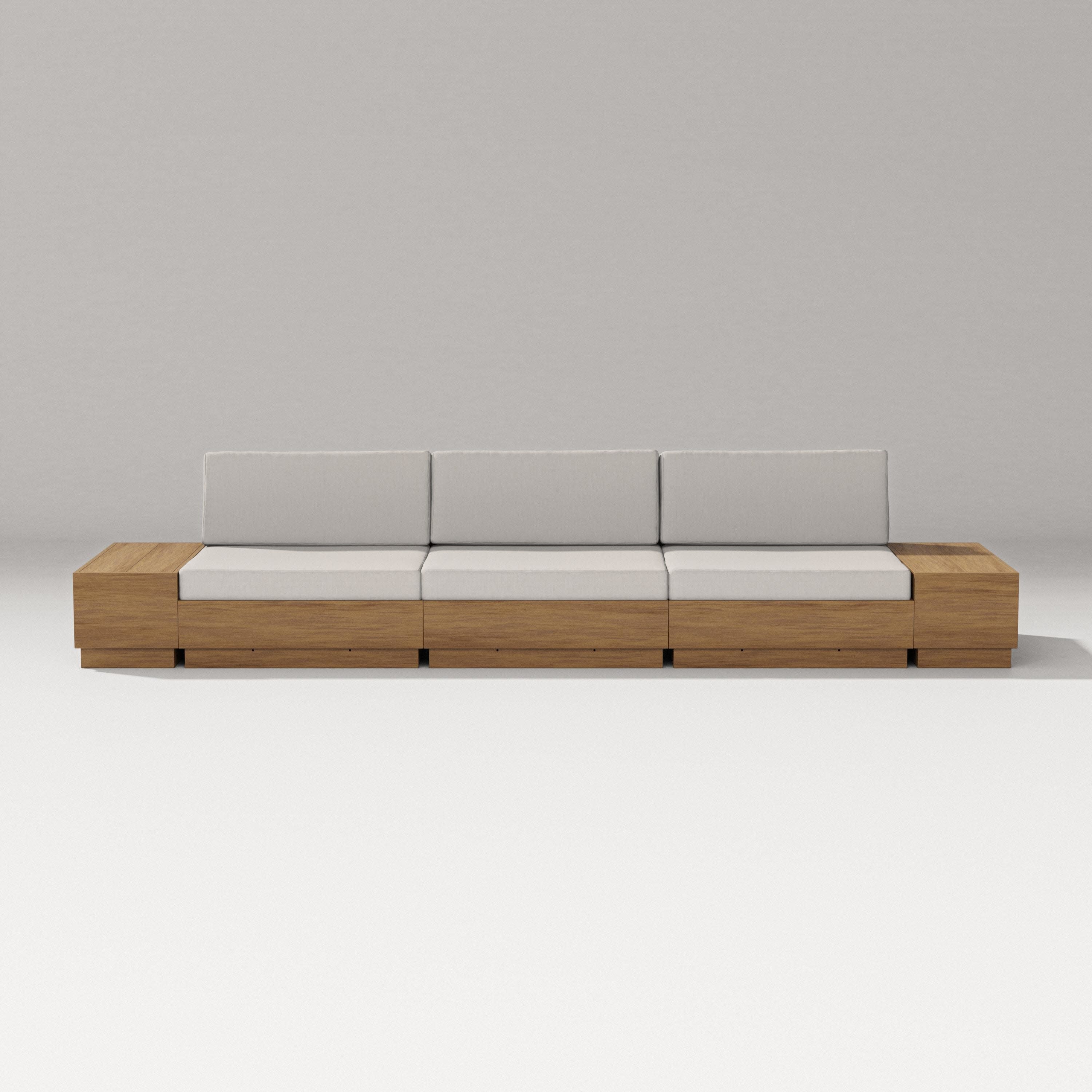 Elevate Straight Sectional in Natural / Cast Ash