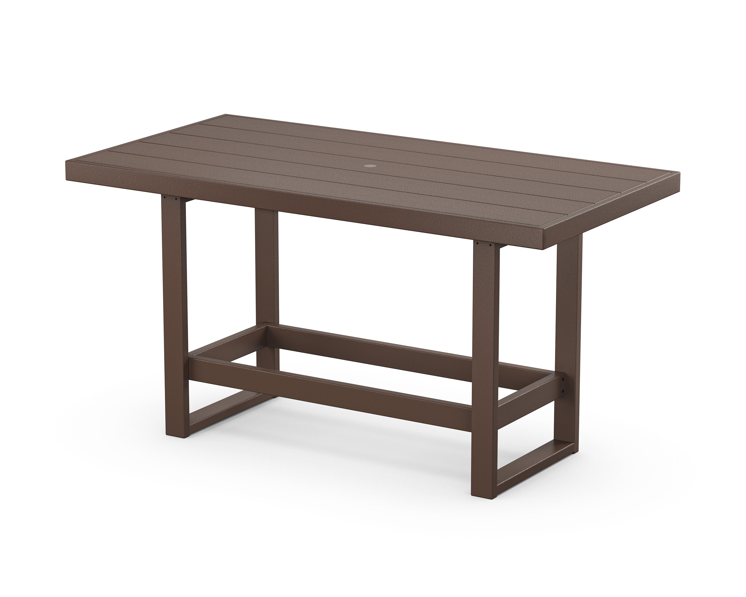 EDGE 40" x 78" Bar Table in Mahogany