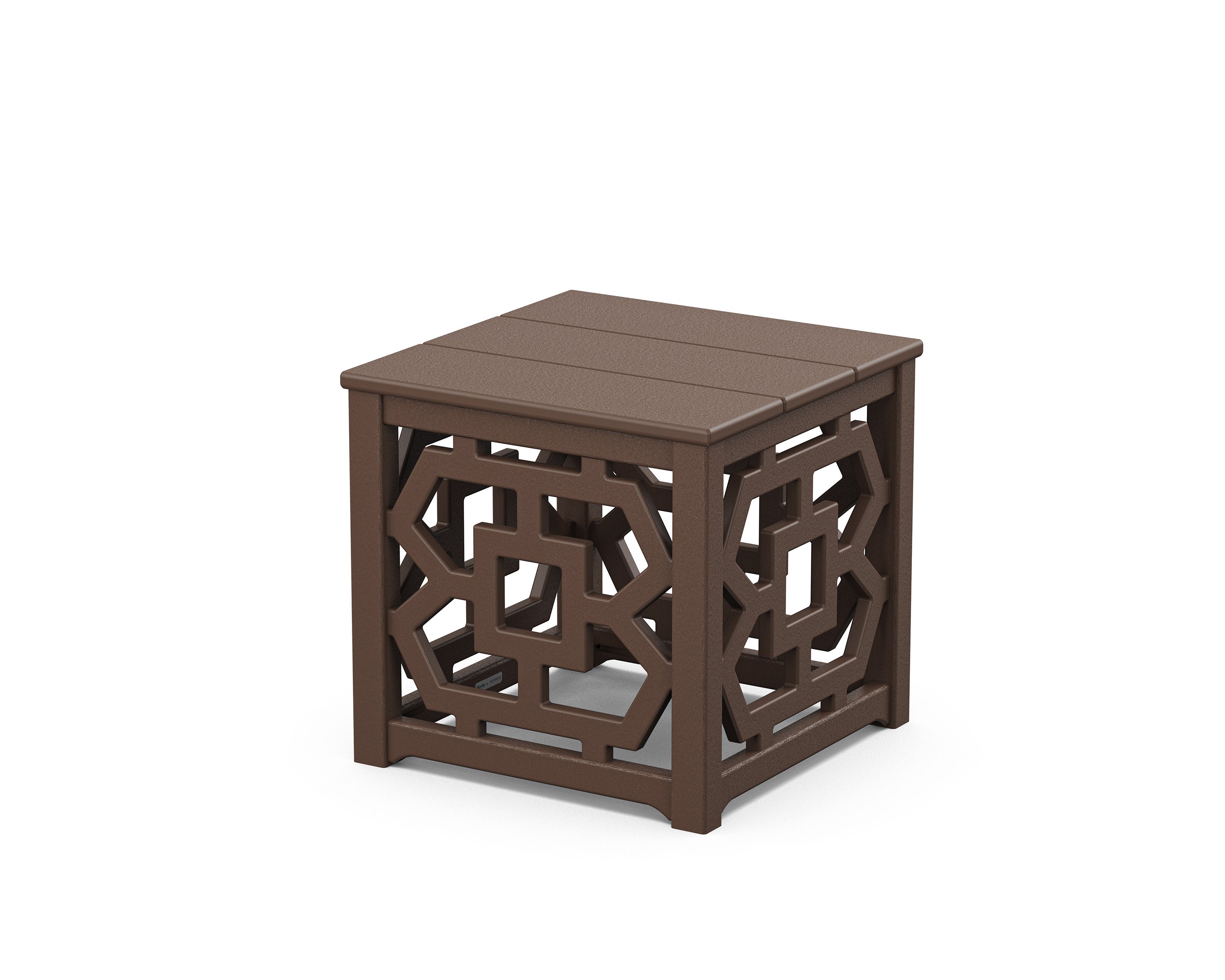 Chinoiserie Accent Table in Mahogany