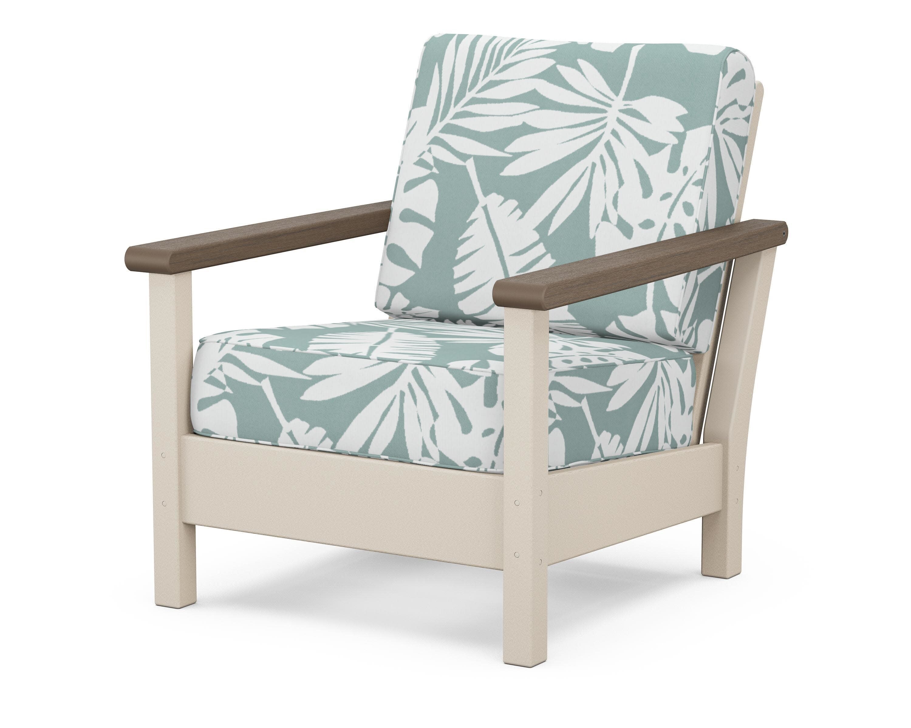 Harbour Deep Seating Chair in Sand / Kona / Leaf Glacier Spa