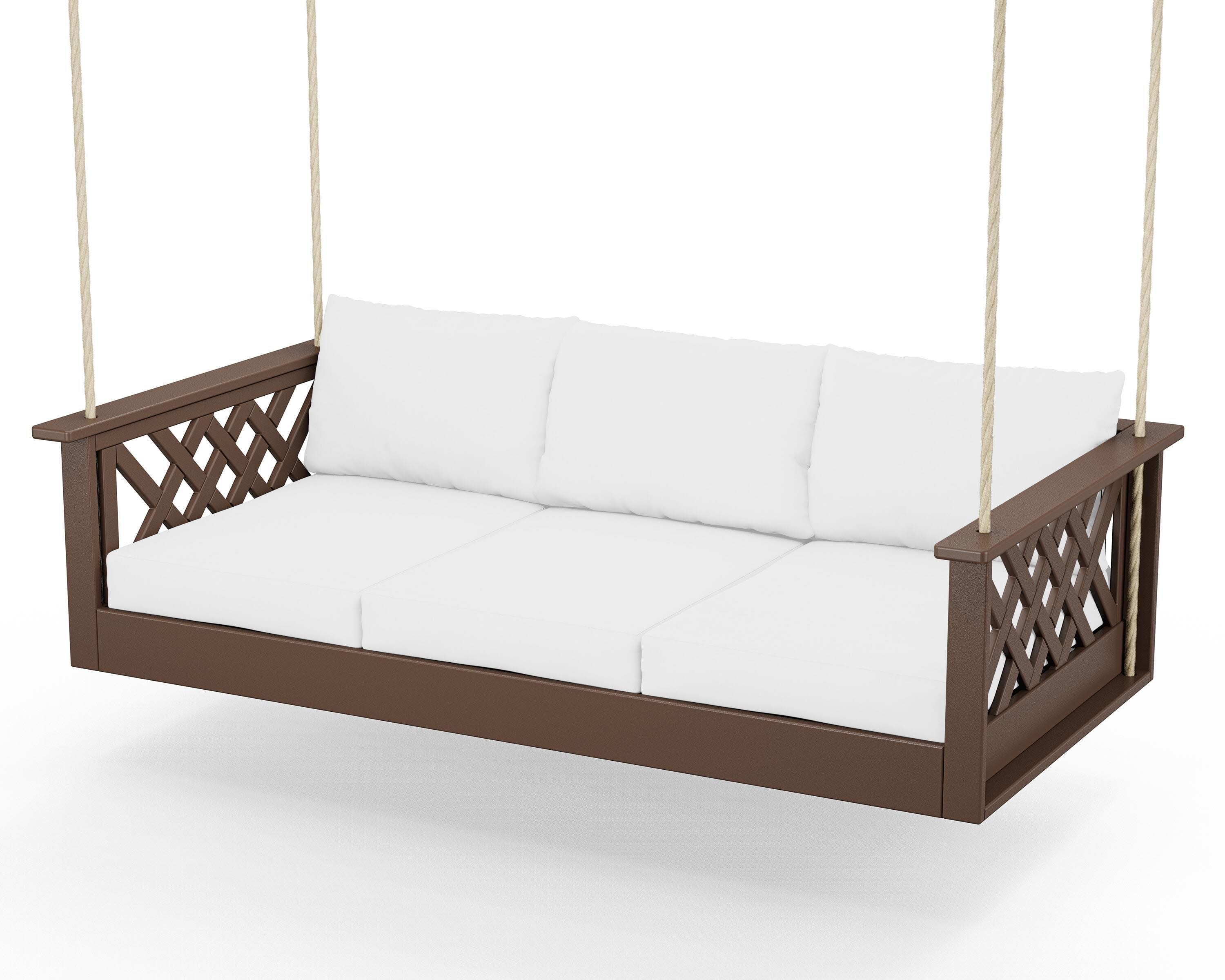 Wovendale Daybed Swing in Mahogany / Natural
