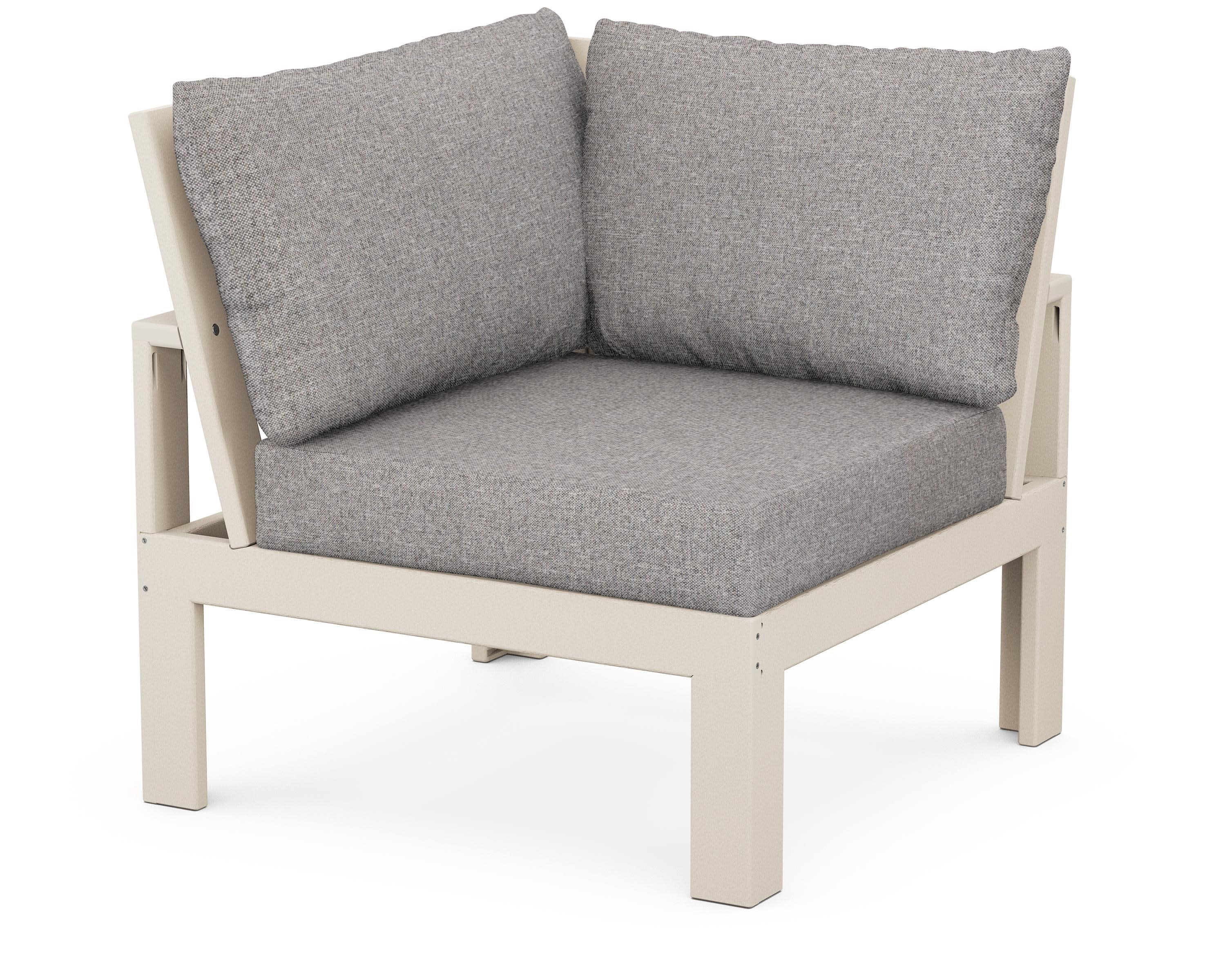 Modular Corner Chair in Sand / Grey Mist