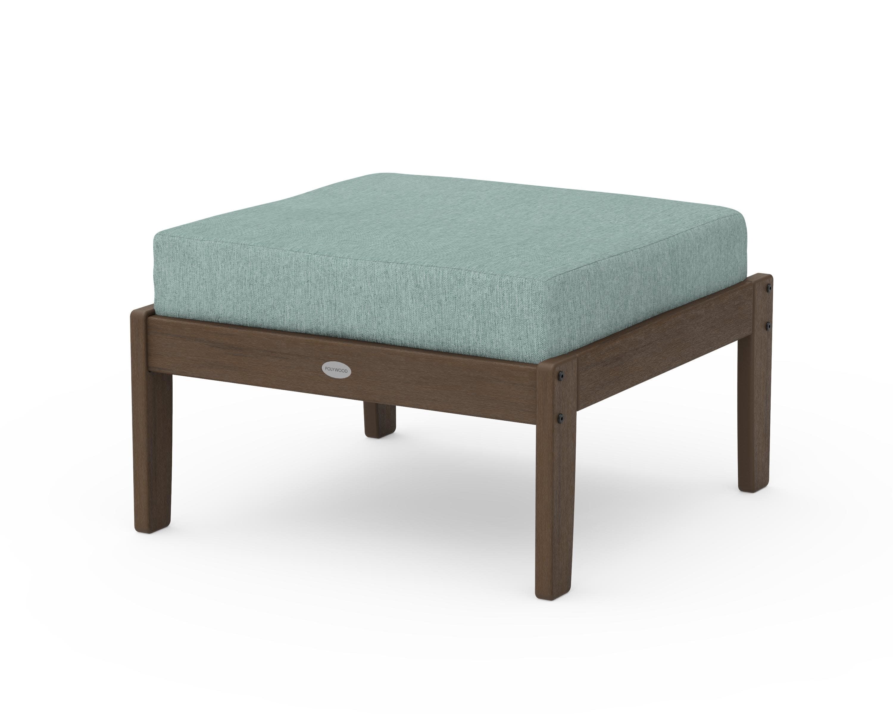 Braxton Deep Seating Ottoman in Kona / Glacier Spa