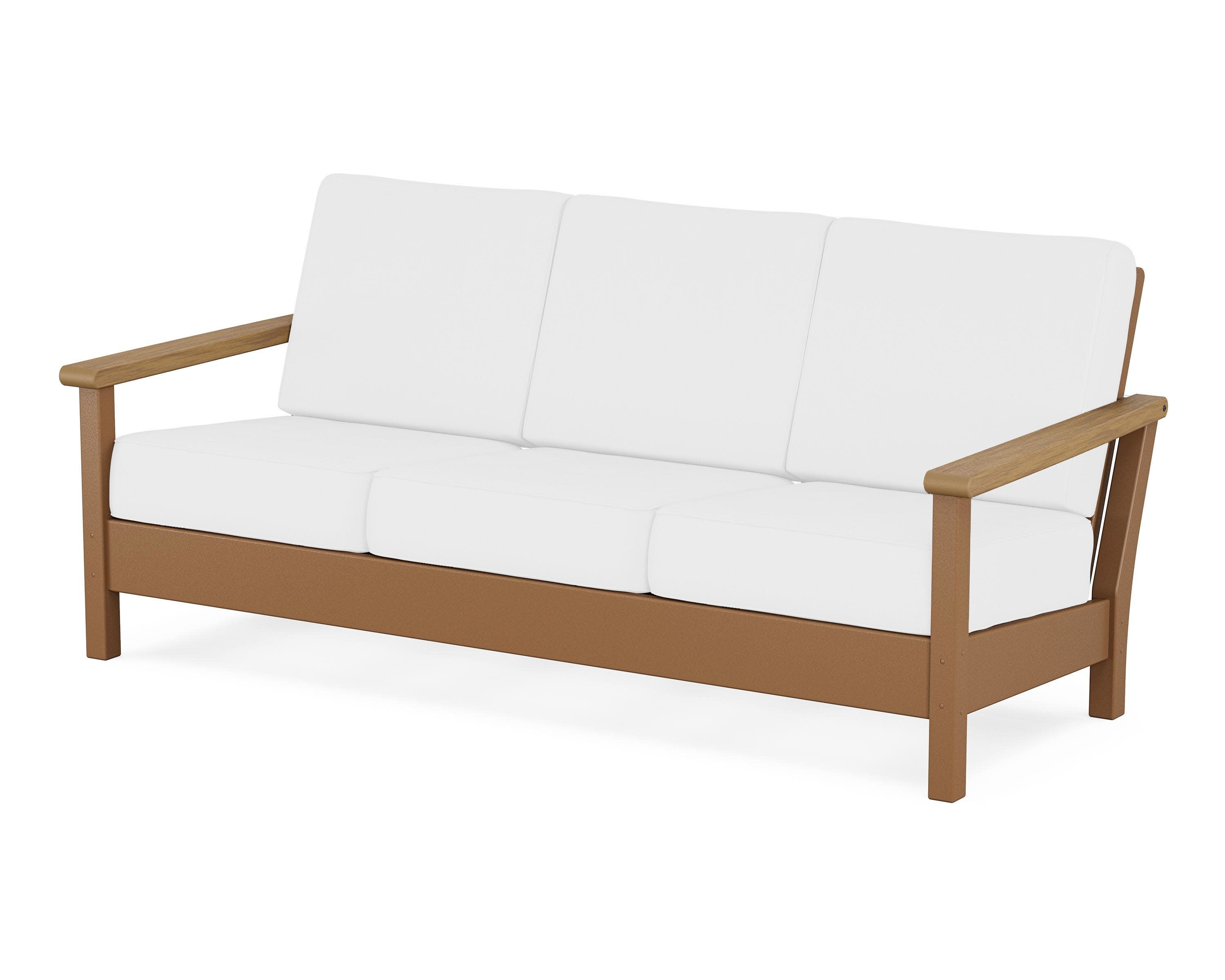 Harbour Deep Seating Sofa in Teak / Natural / Natural