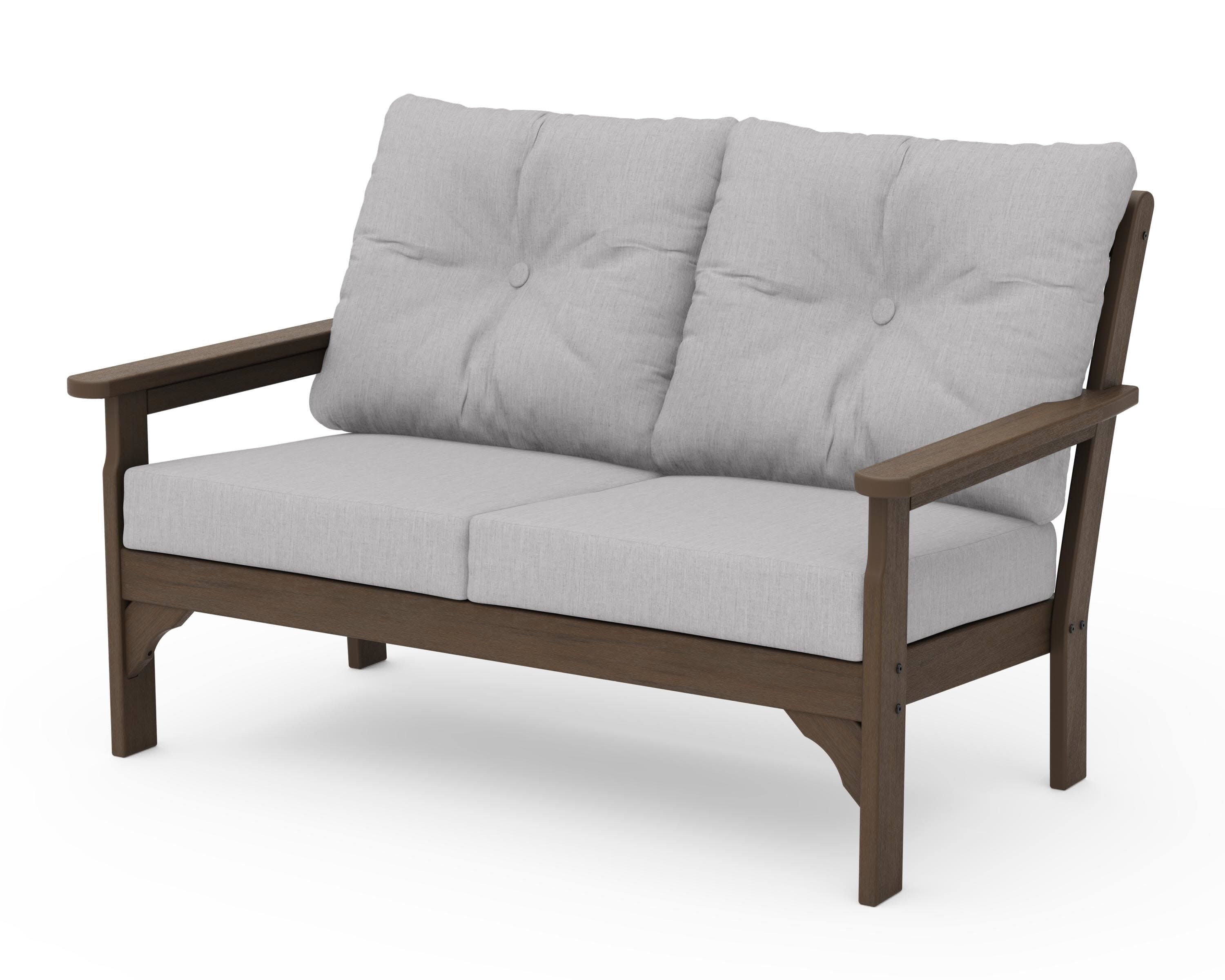 Vineyard Deep Seating Loveseat in Kona / Granite