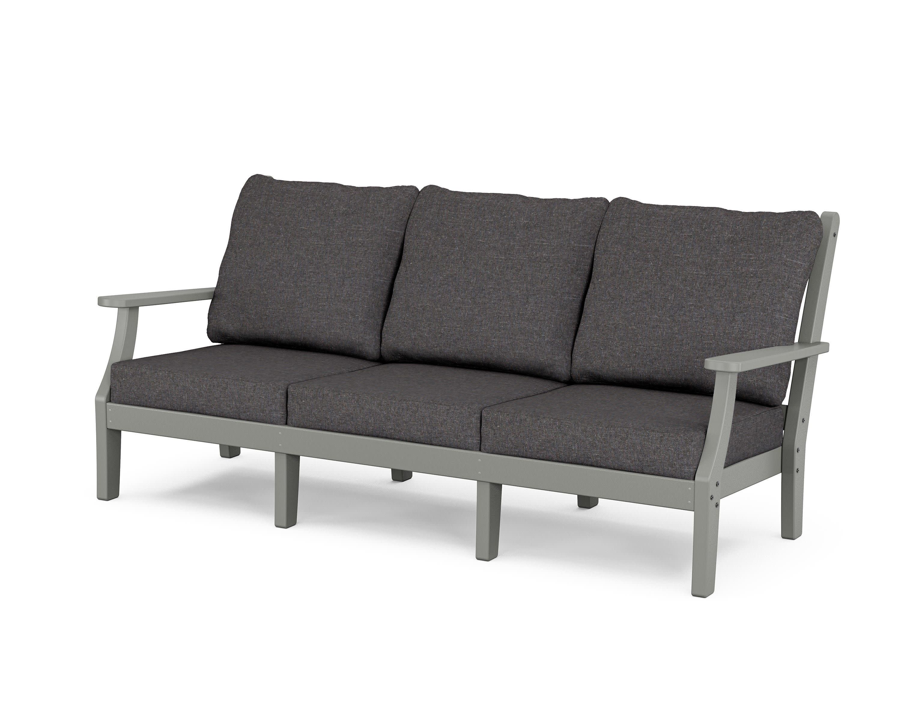 Wovendale Deep Seating Sofa in Slate Grey / Ash Charcoal