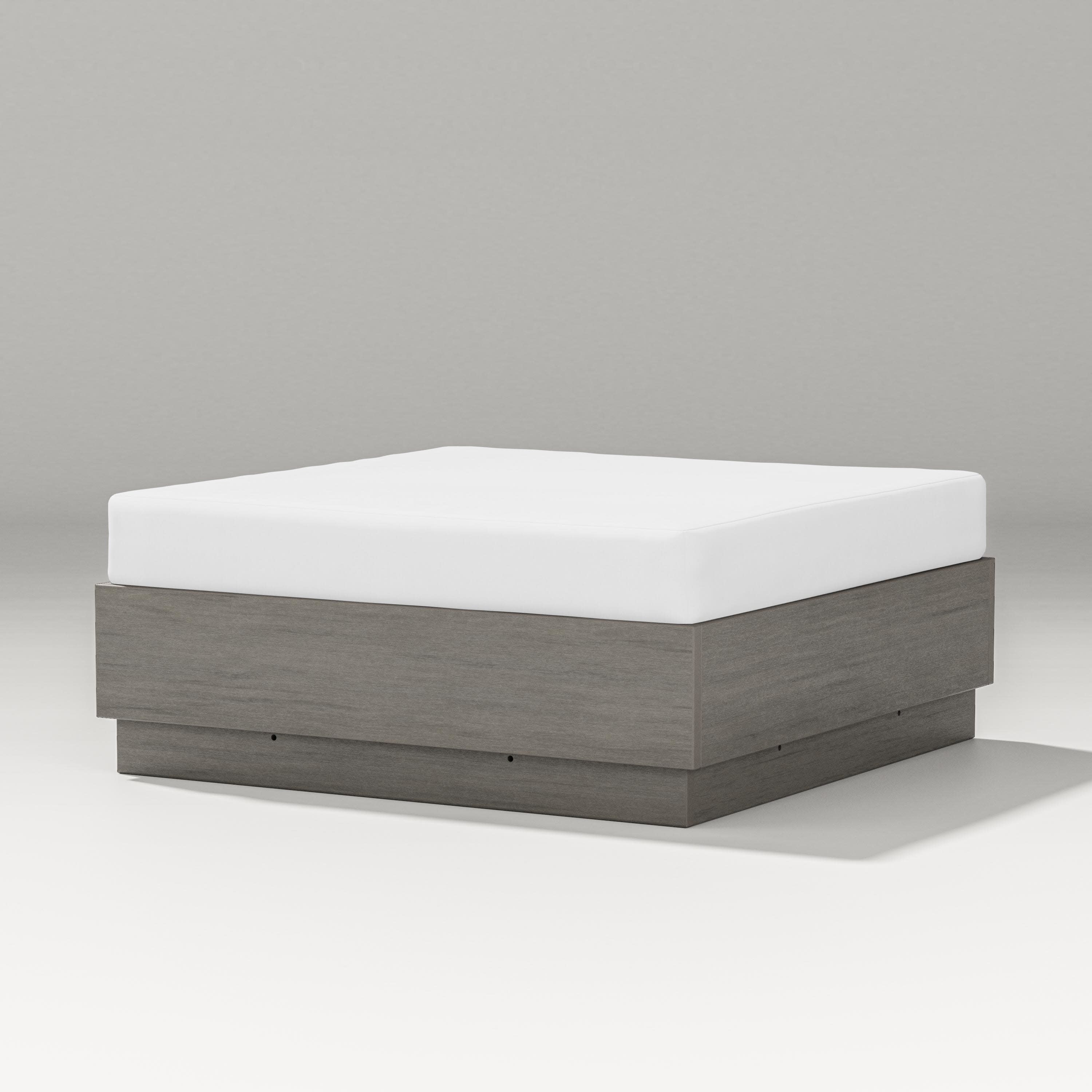Elevate Lounge Ottoman in Driftwood / Natural