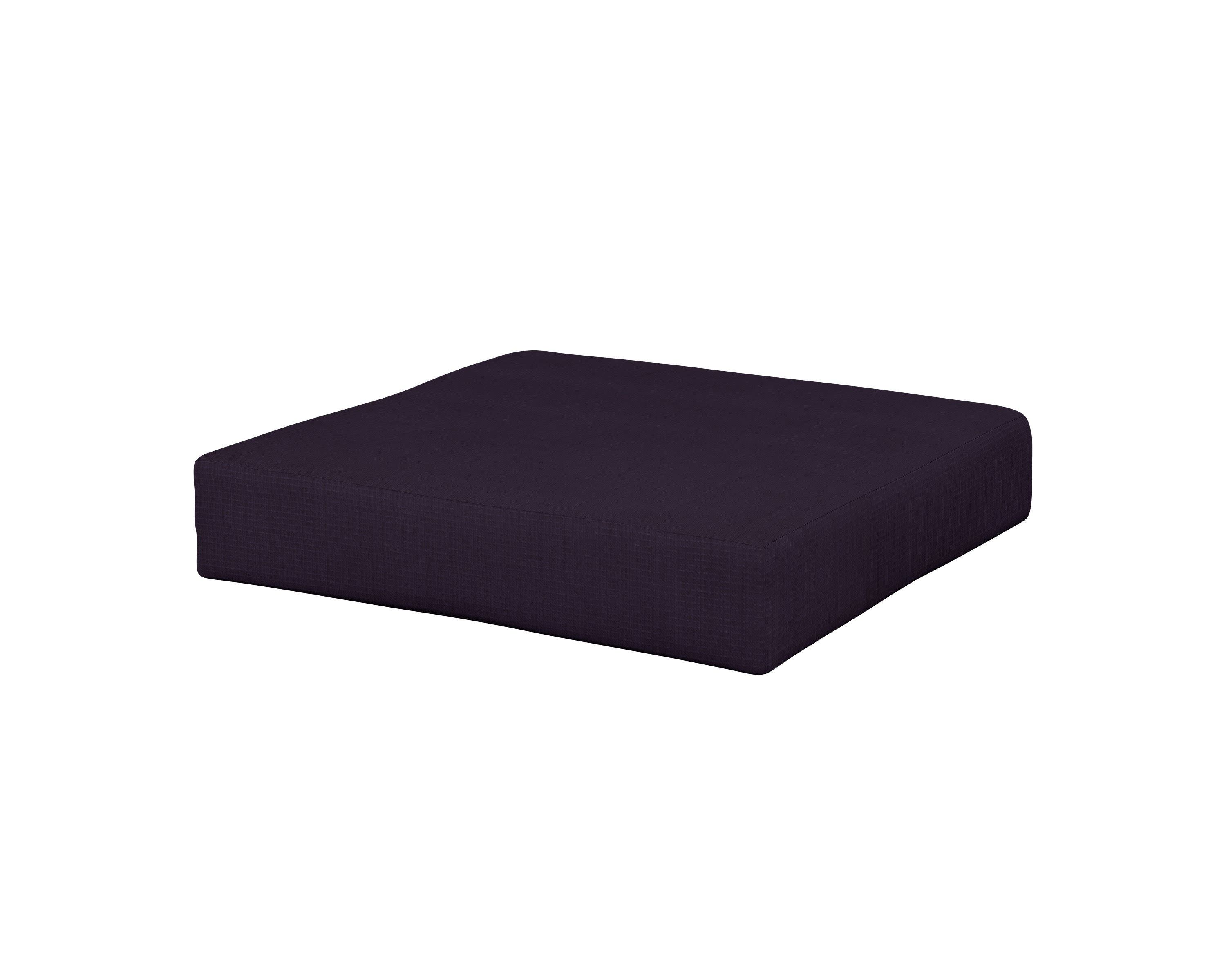 Modular Ottoman Cushion in Navy Linen