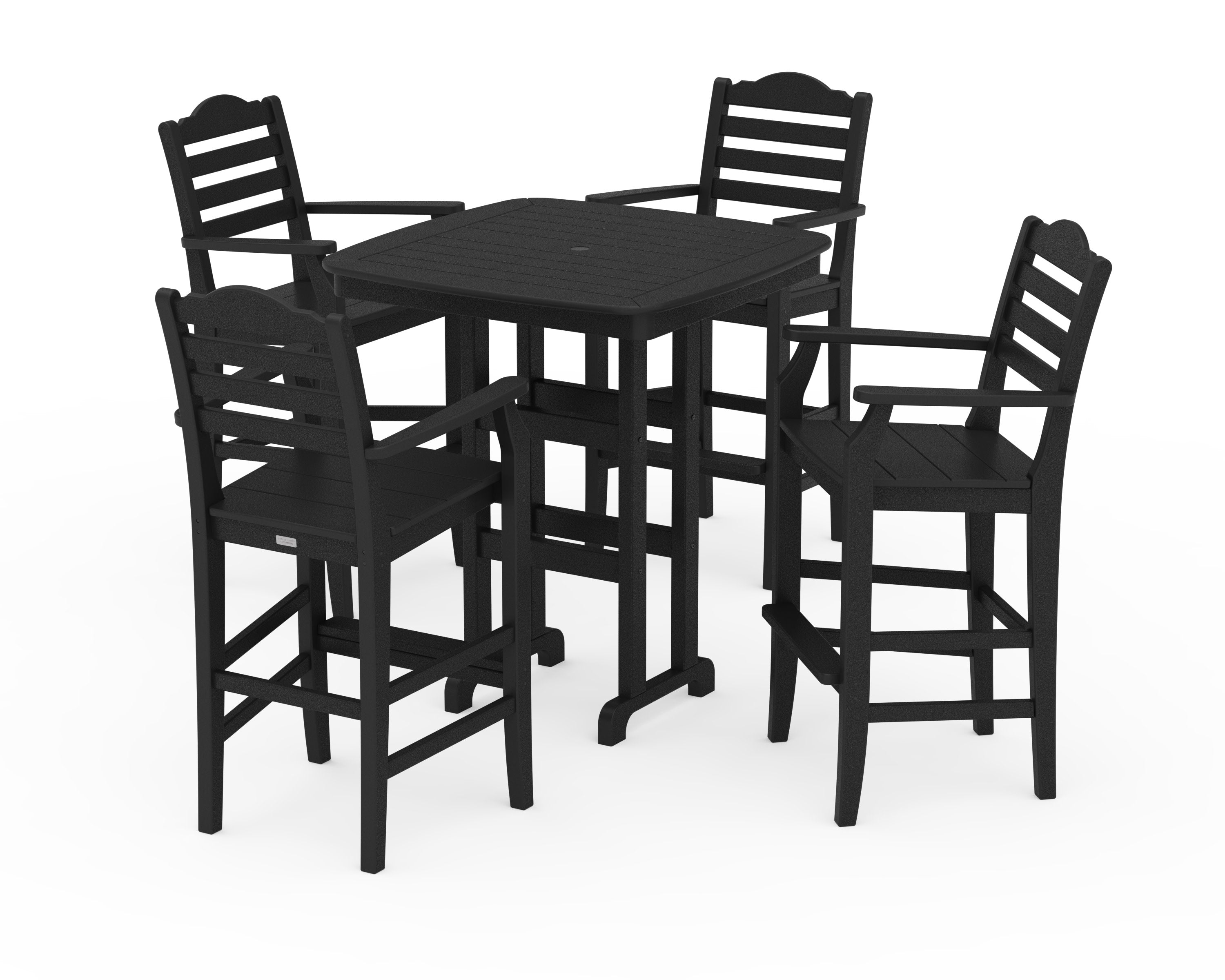 Savannah 5-Piece Bar Set in Black
