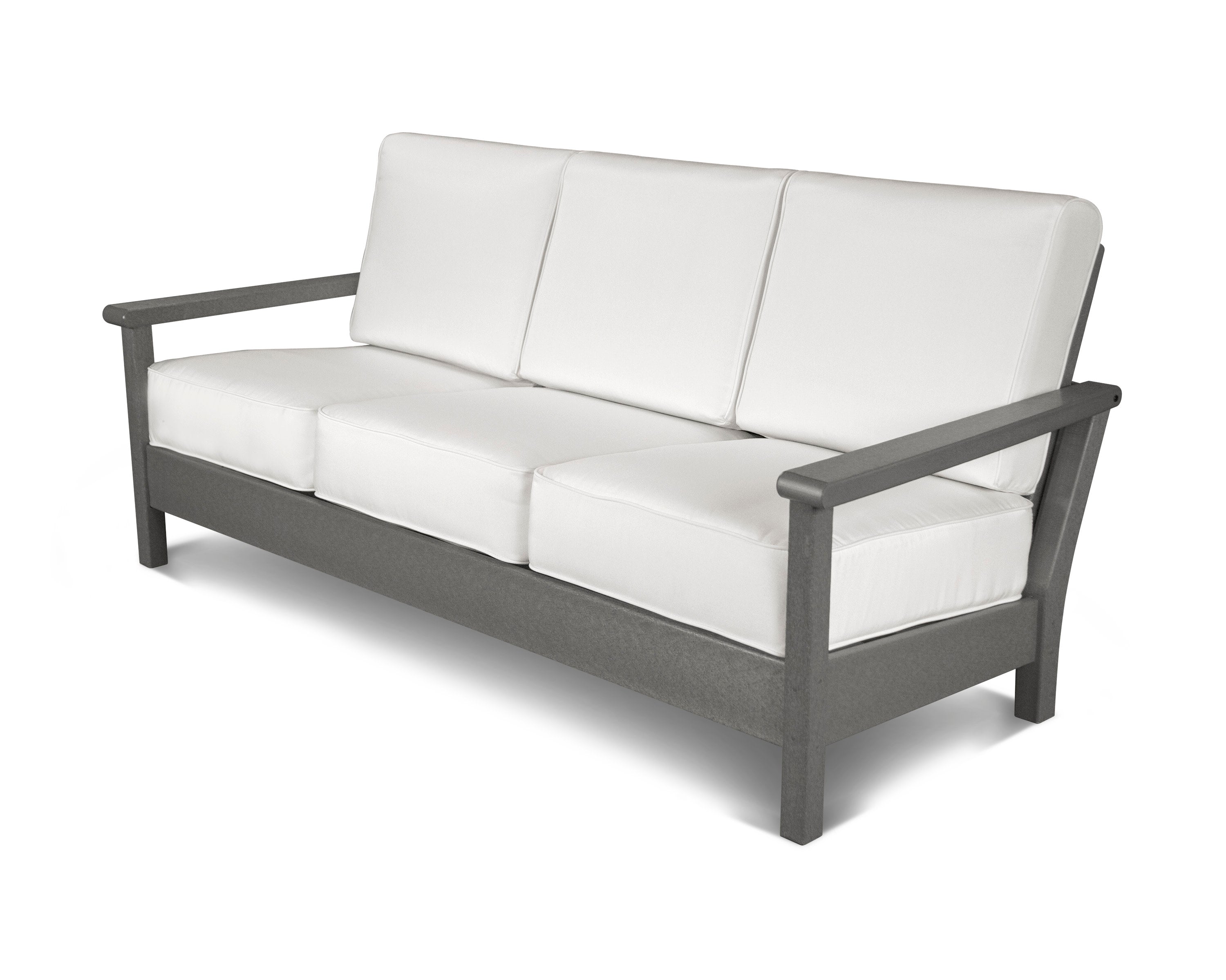 Harbour Deep Seating Sofa in Slate Grey / Natural
