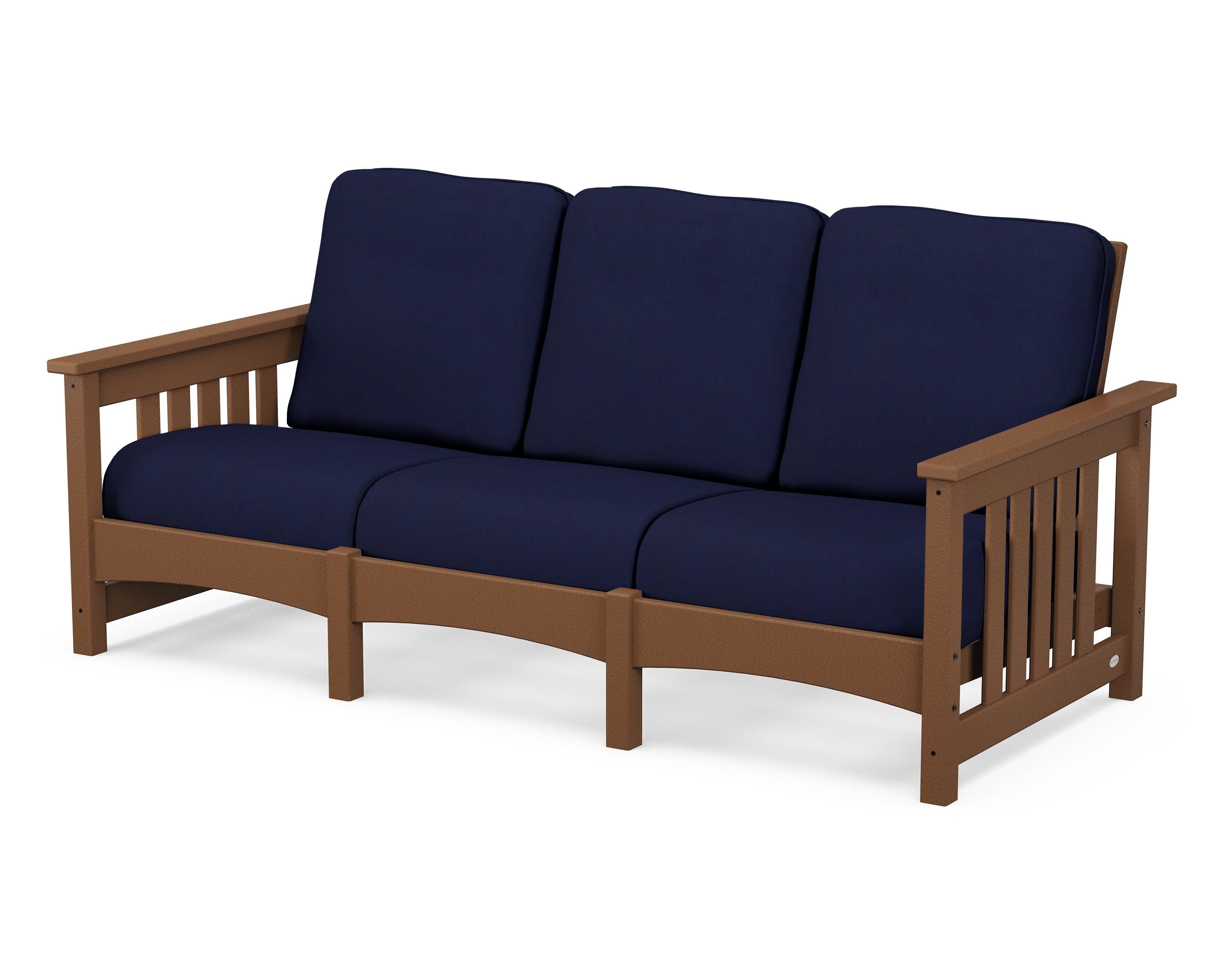 Club Mission Sofa in Teak / Navy